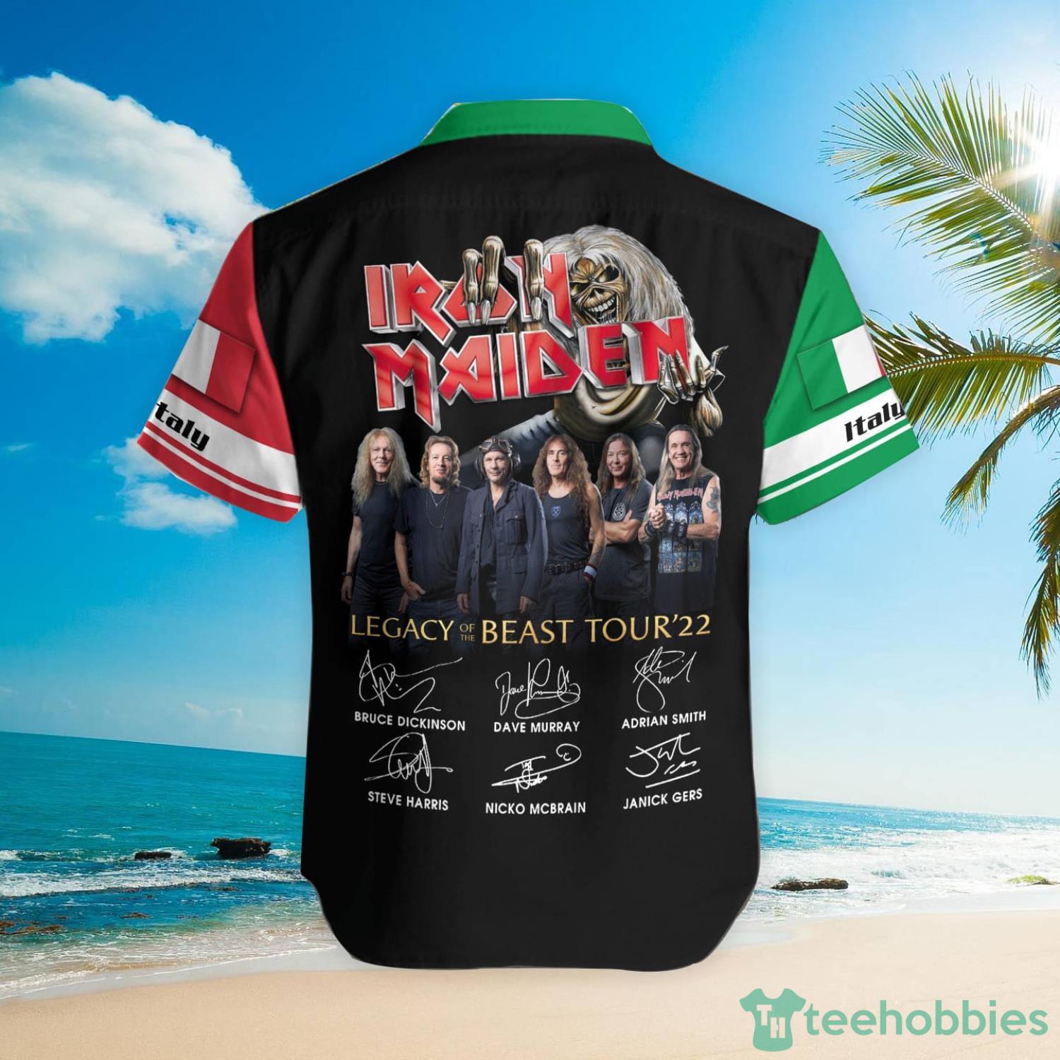 Iron Maiden Italy Hawaiian Shirt Product Photo 3