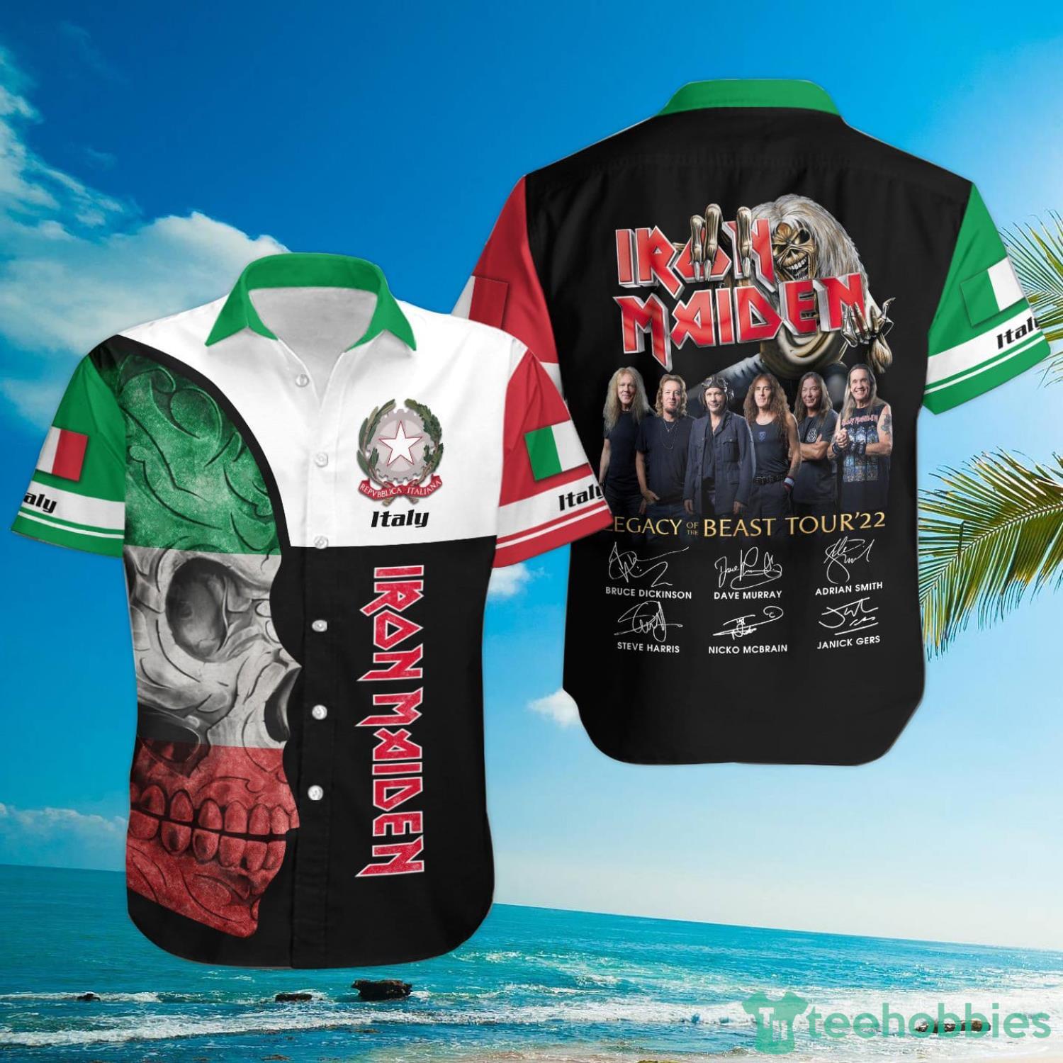 Iron Maiden Italy Hawaiian Shirt Product Photo 1