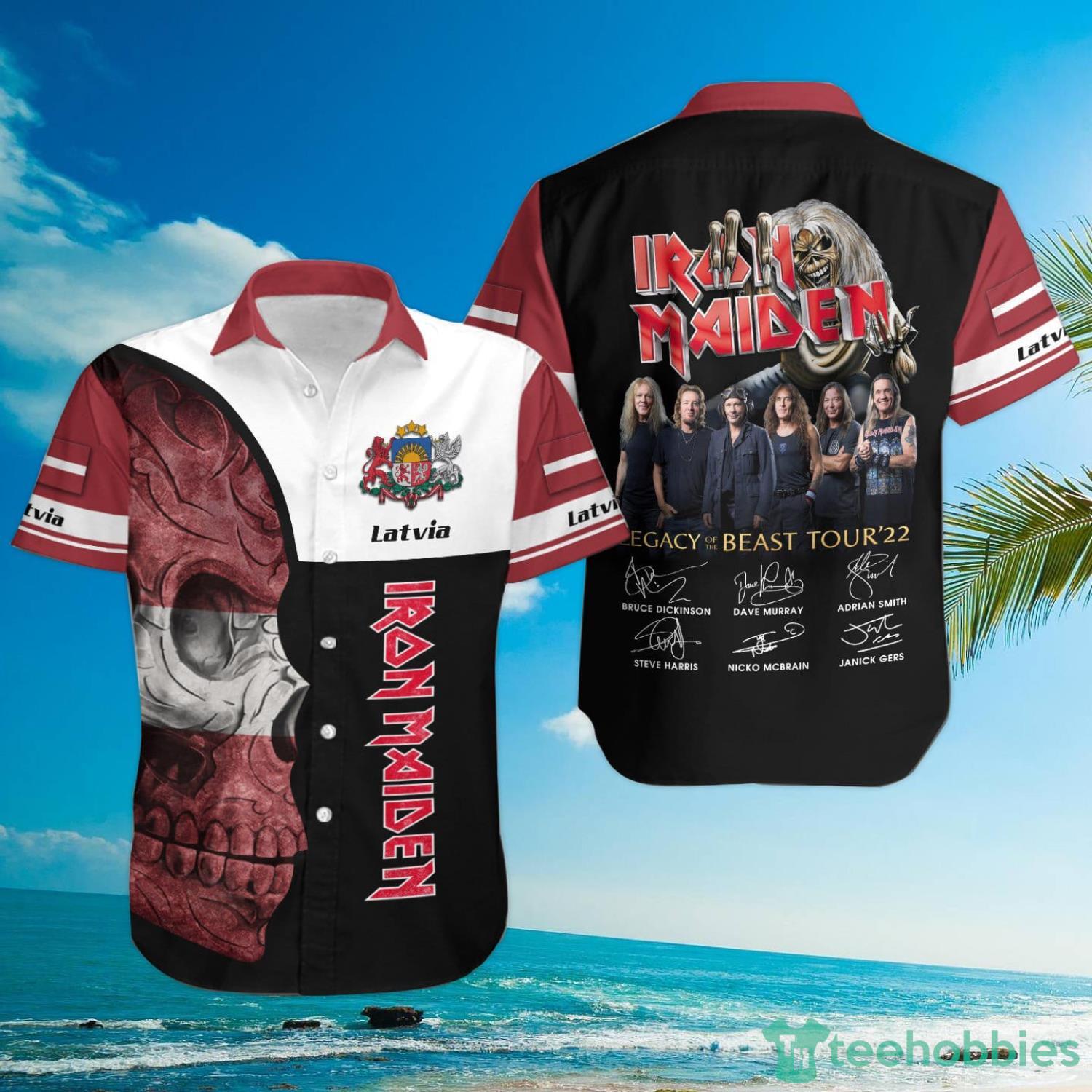 Iron Maiden Latvia Hawaiian Shirt Product Photo 1