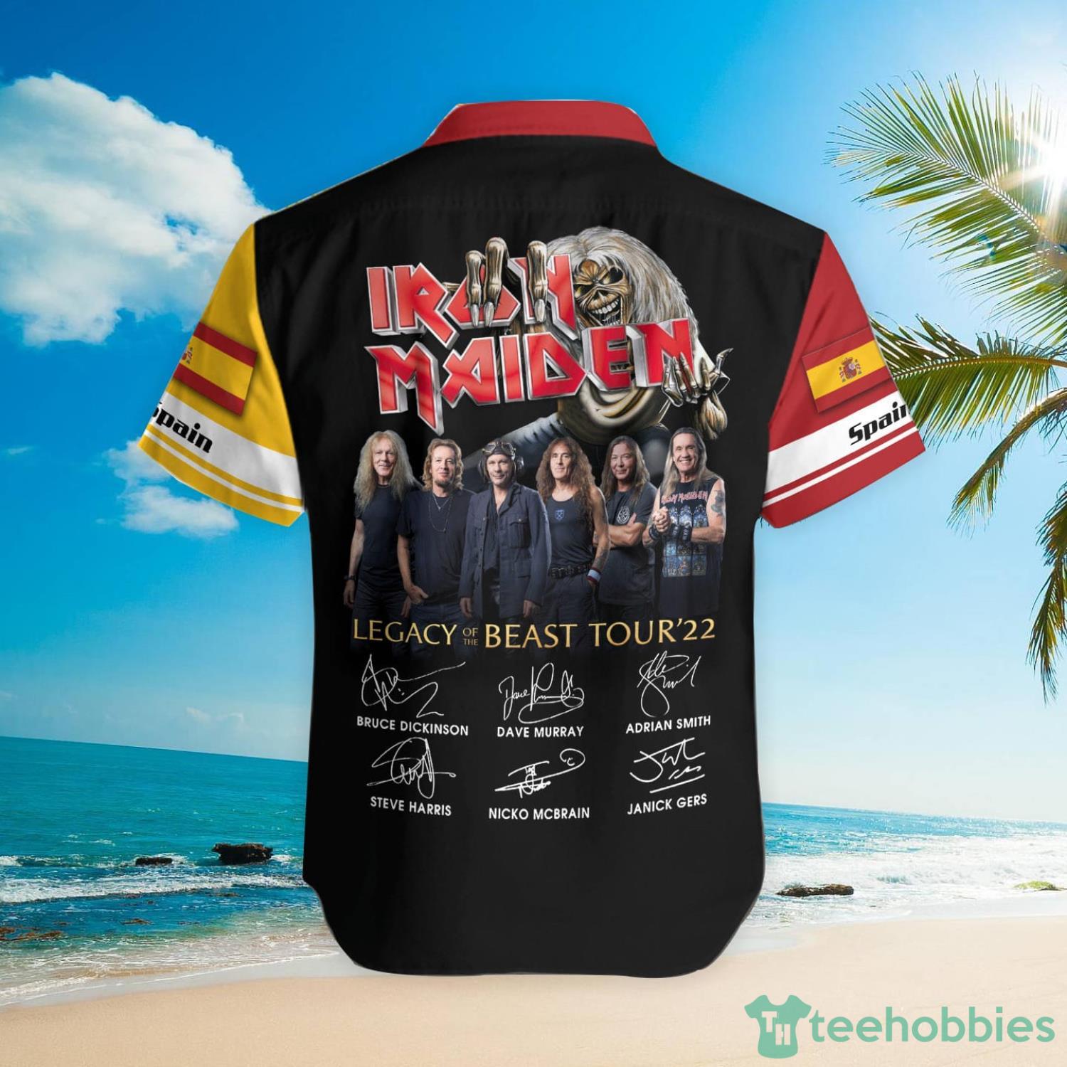 Iron Maiden Spain Hawaiian Shirt Product Photo 3