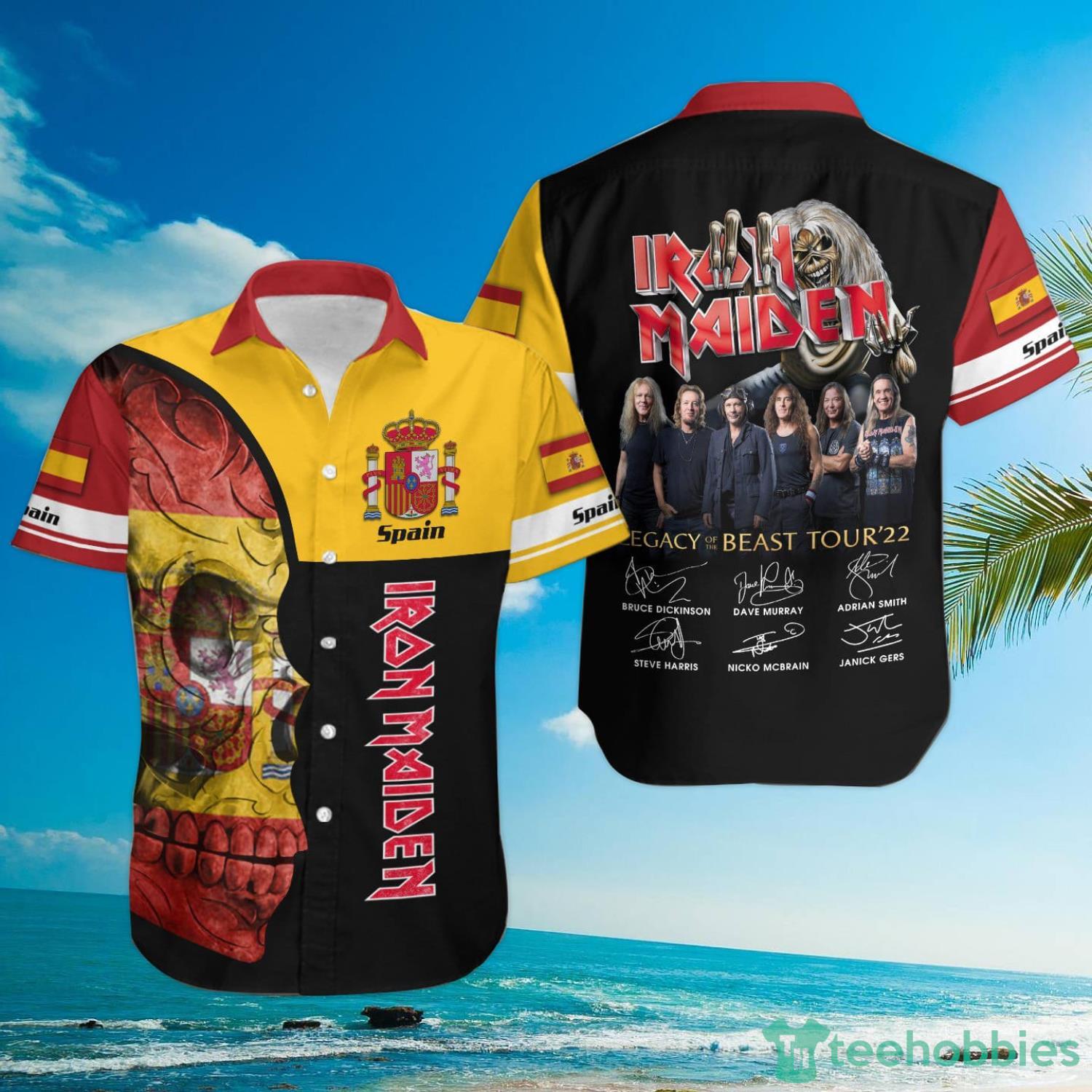 Iron Maiden Spain Hawaiian Shirt Product Photo 1