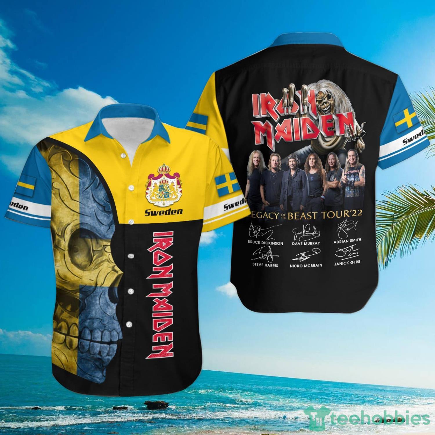 Iron Maiden Sweden Hawaiian Shirt Product Photo 1