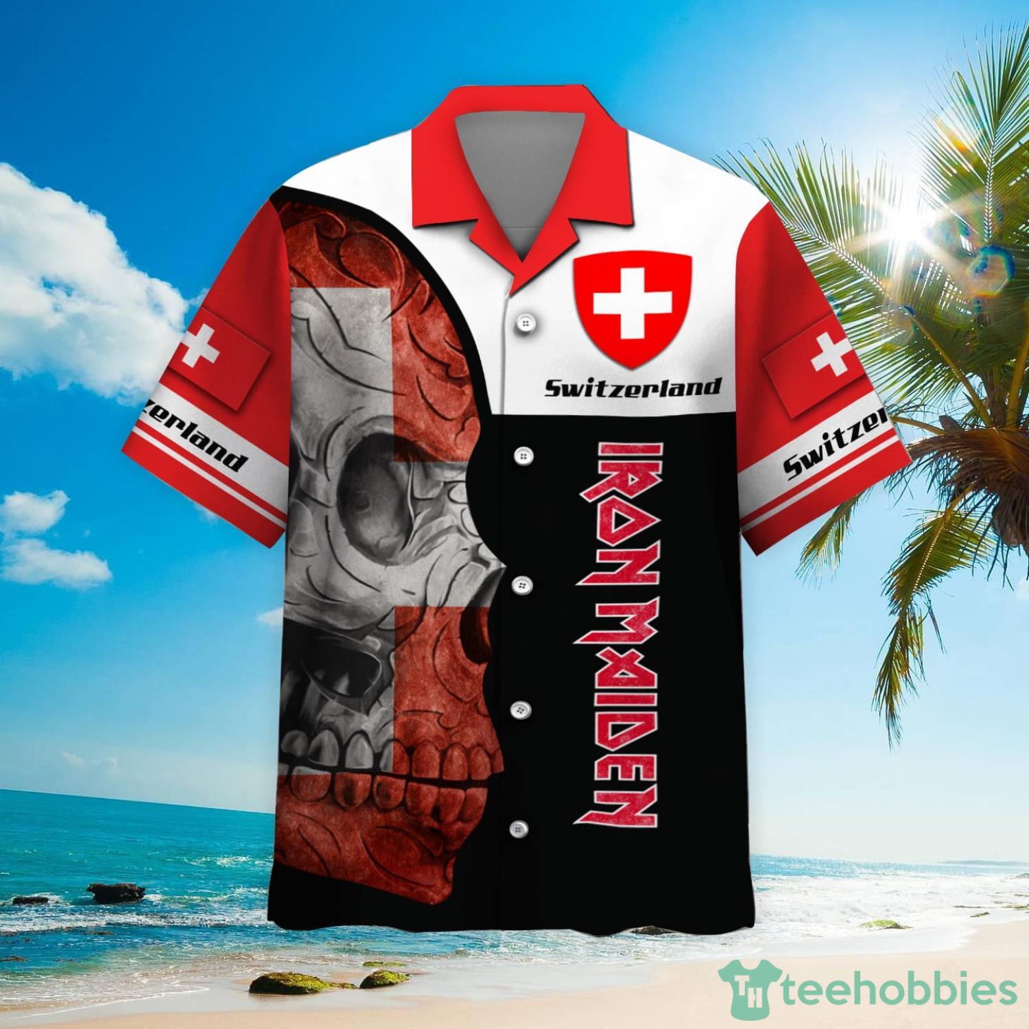 Iron Maiden Switzerland Hawaiian Shirt Product Photo 2