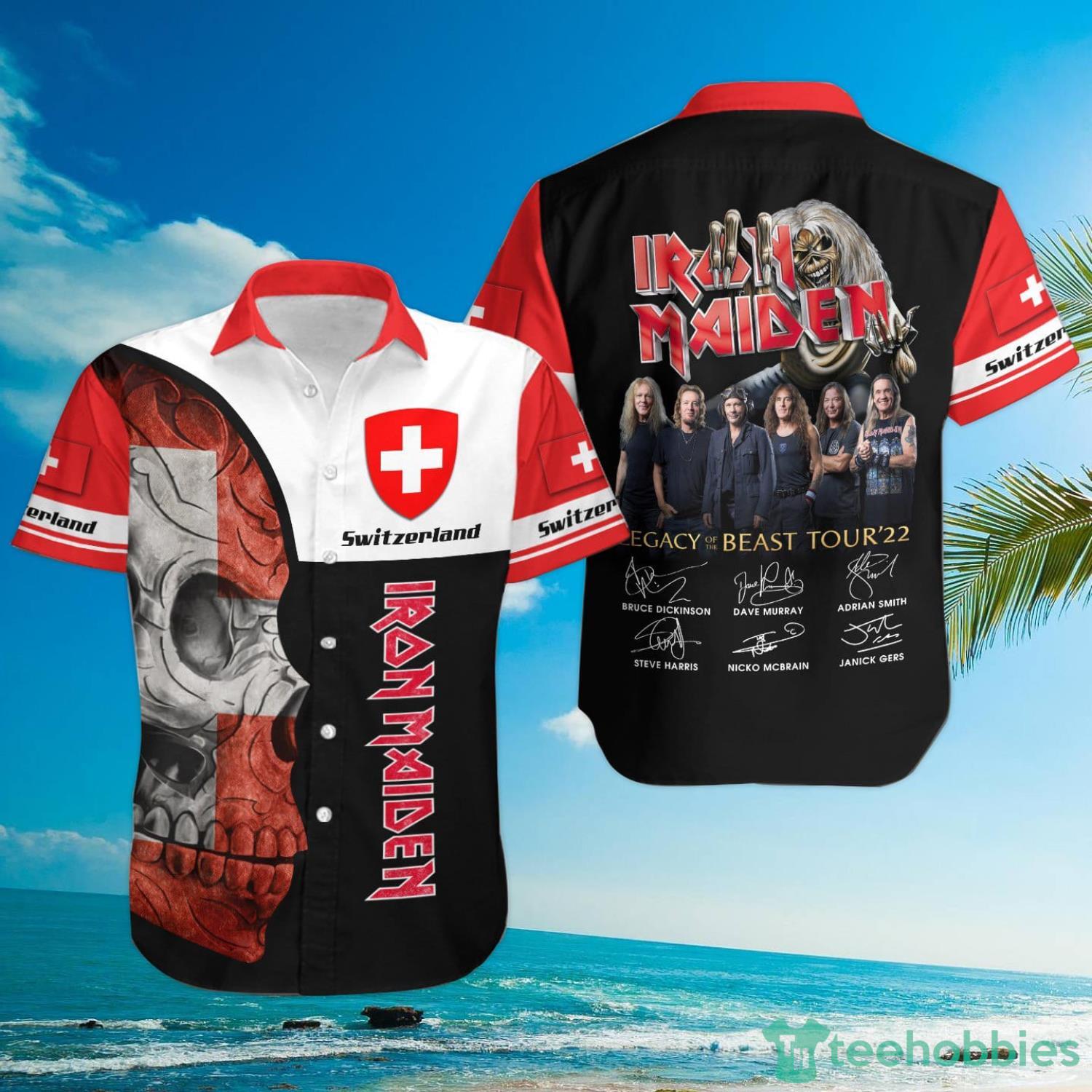 Iron Maiden Switzerland Hawaiian Shirt Product Photo 1