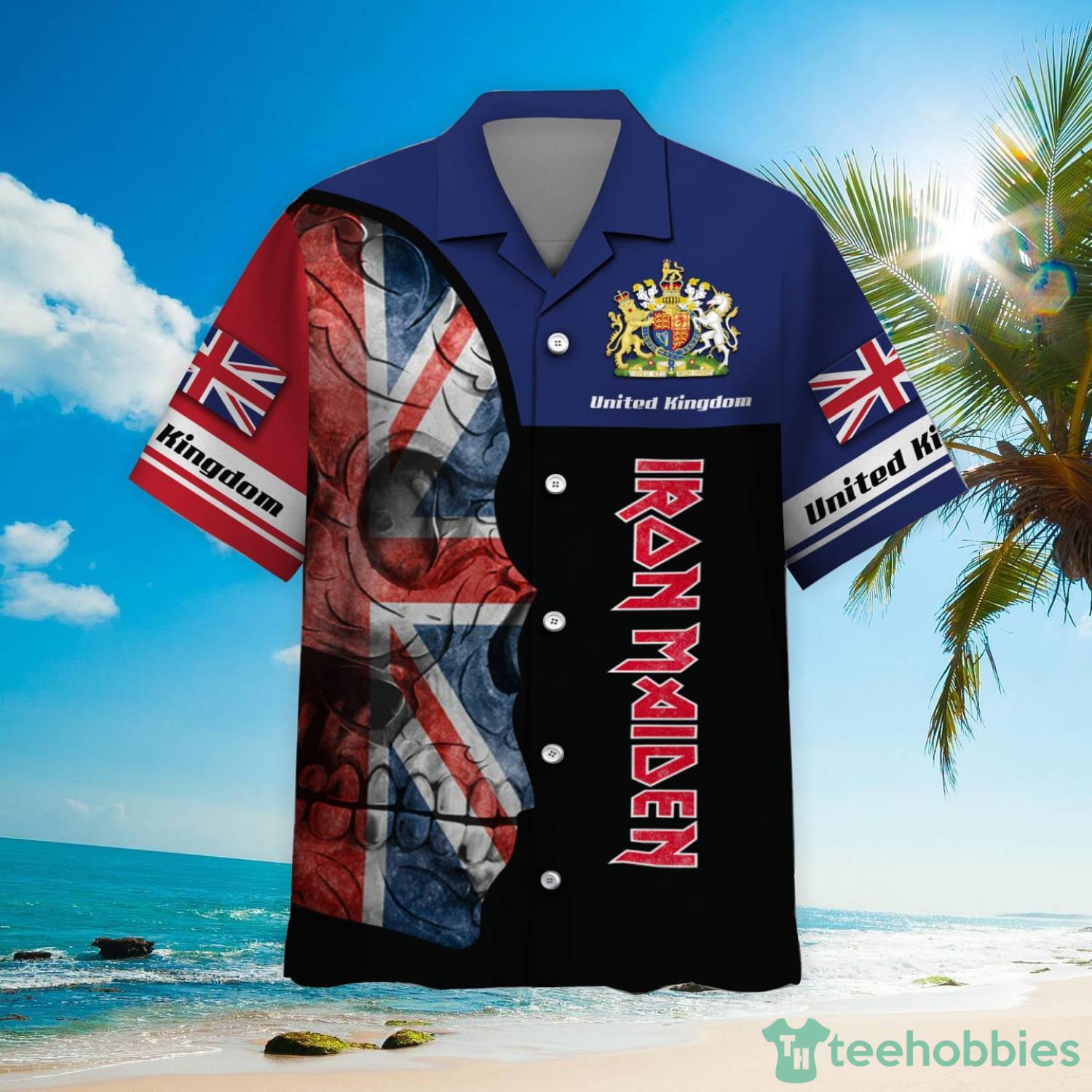 Iron Maiden United Kingdom Hawaiian Shirt Product Photo 2
