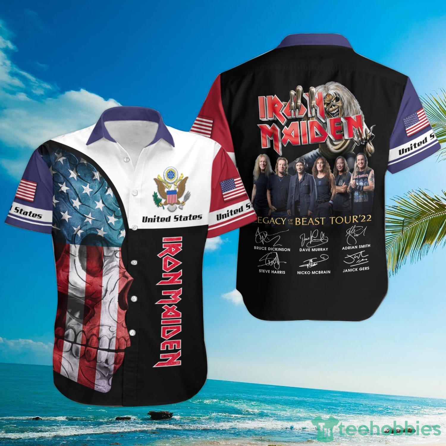 Iron Maiden United States Hawaiian Shirt Product Photo 1