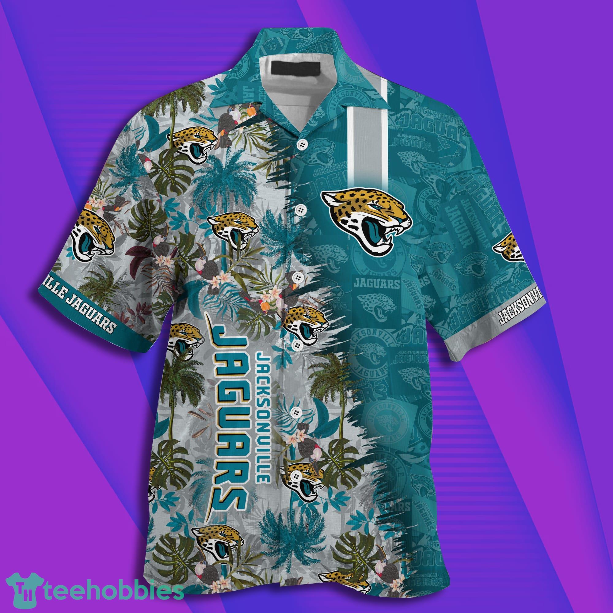 Personalized NFL Jacksonville Jaguars Combo Hawaiian Shirt And Shorts  Tropical Gift Summer