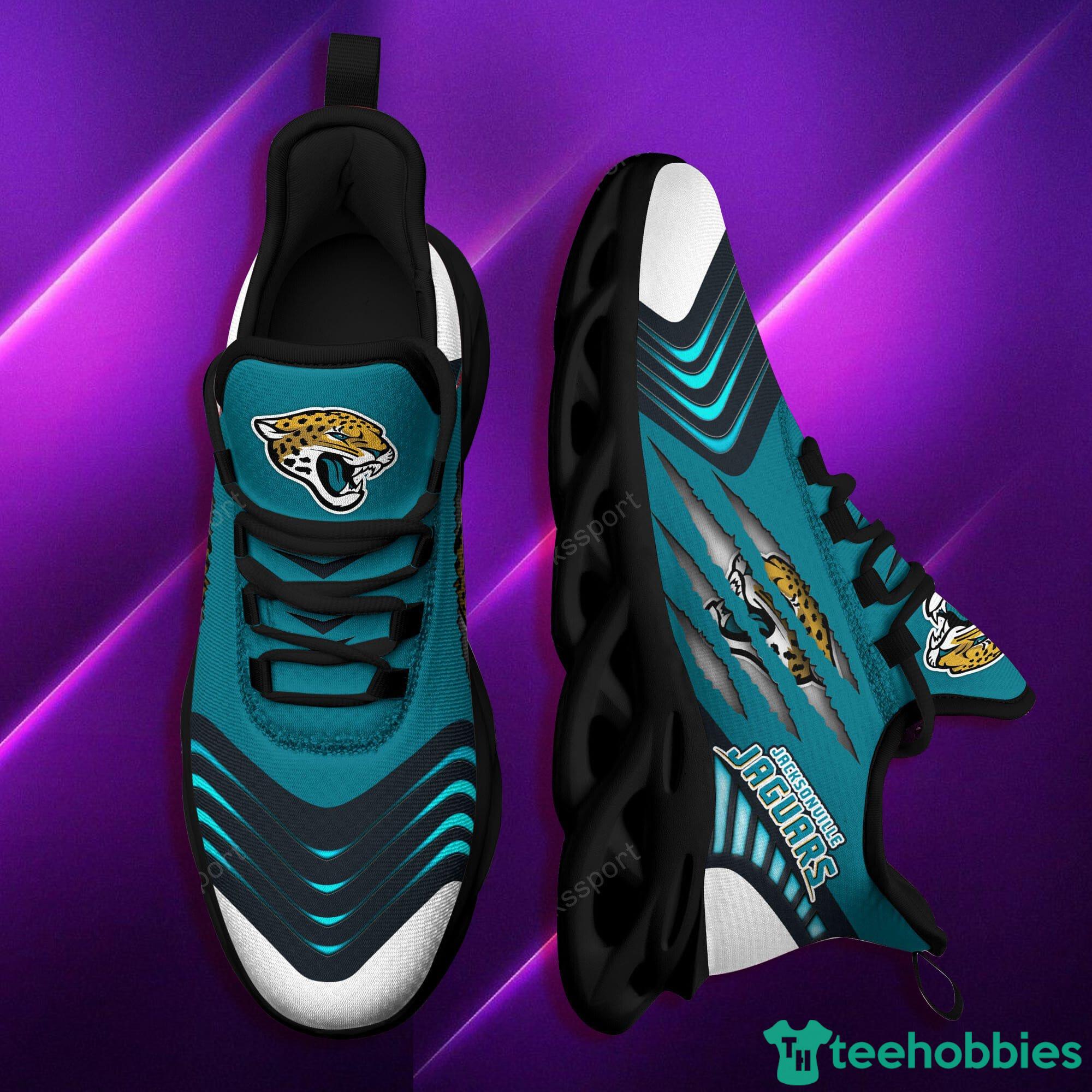 Jacksonville Jaguars Nfl Green Max Soul Sneakers Sport Shoes Product Photo 1