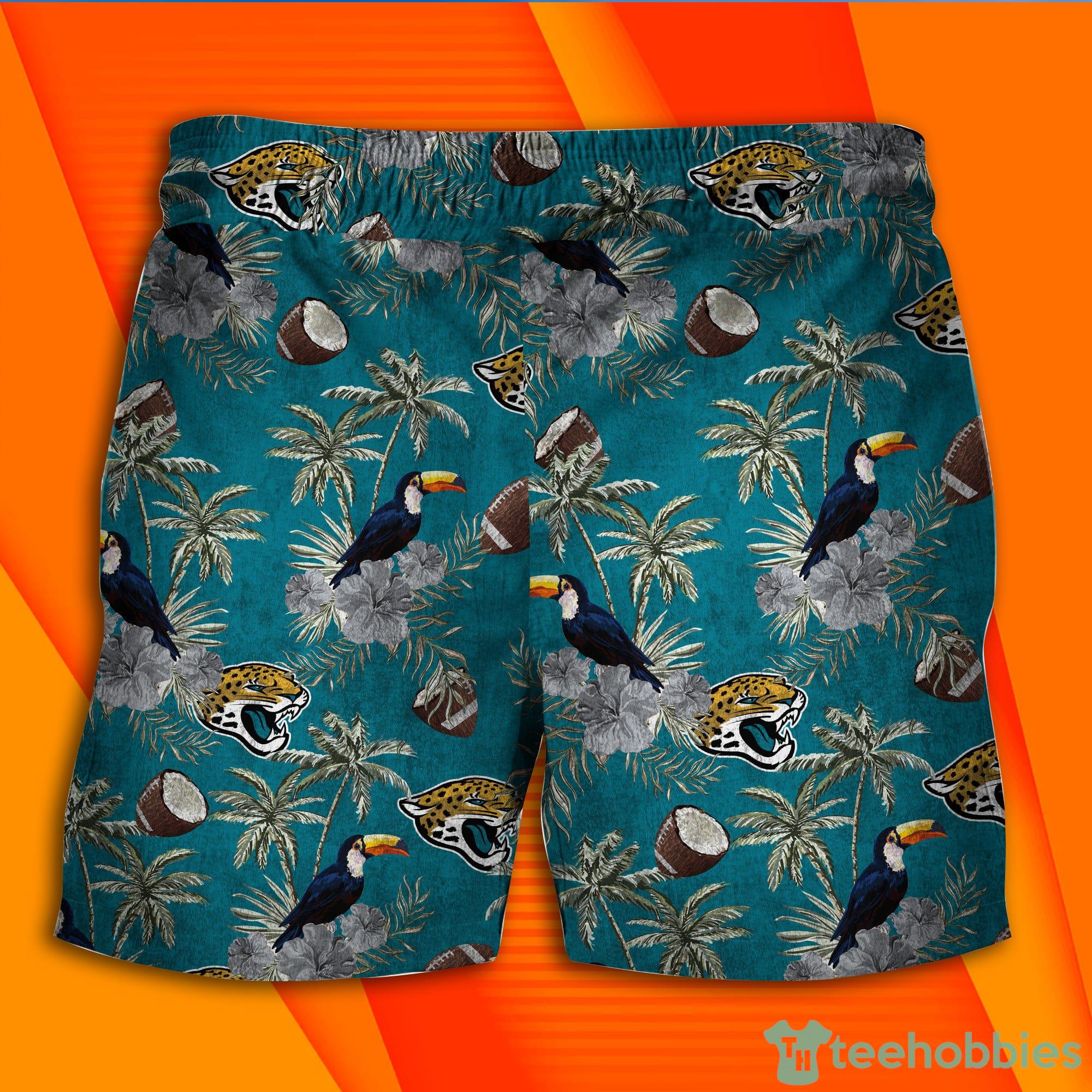 Jacksonville Jaguars NFL Logo Combo Hawaiian Shirt And Short