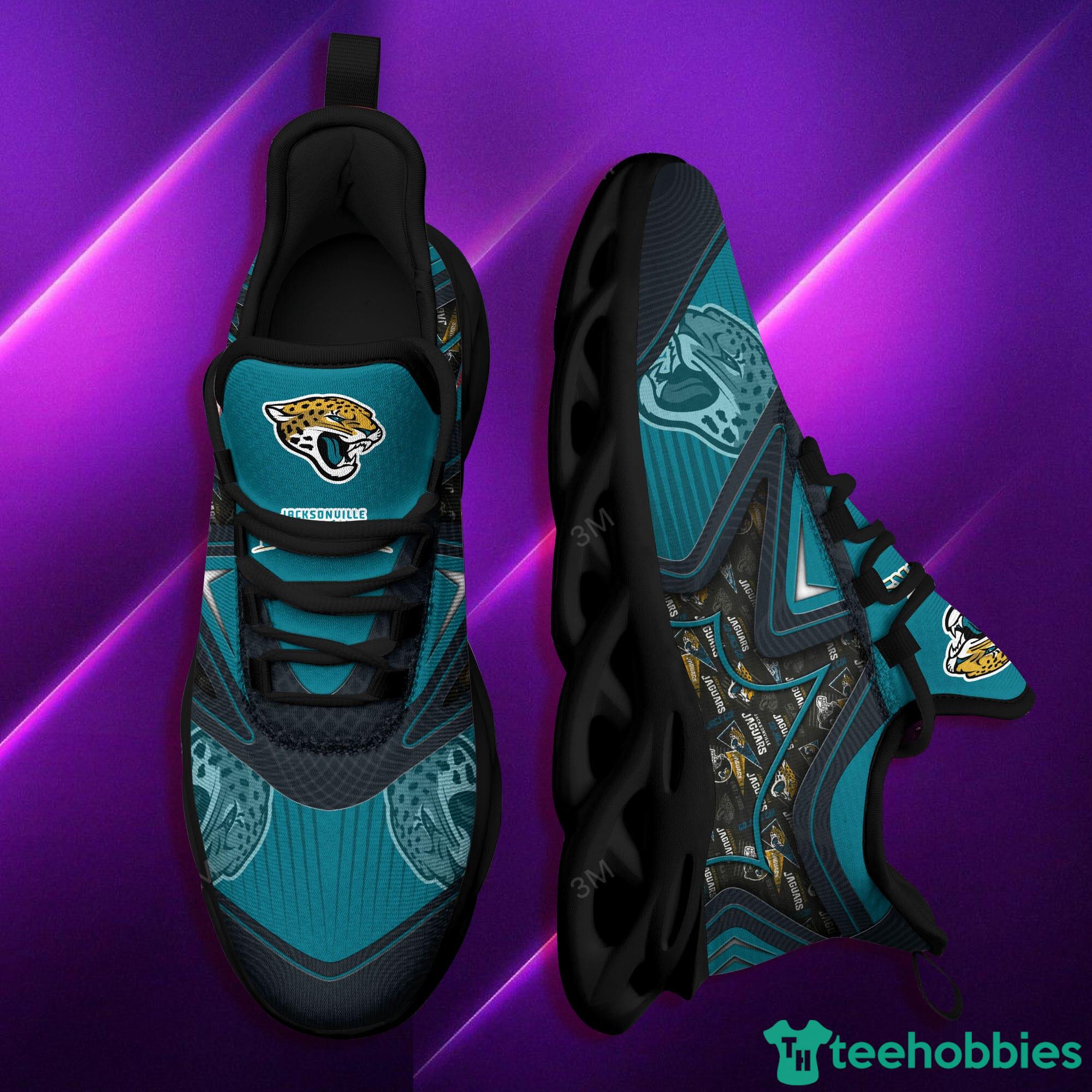 Jacksonville Jaguars NFL Max Soul Shoes Custom Name Tie Dye