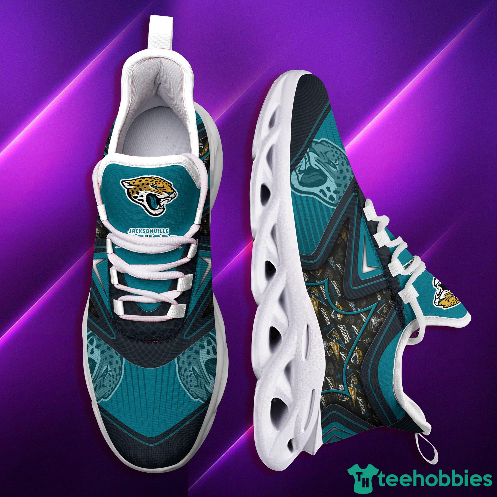 Jacksonville Jaguars NFL Fire Ball Full Print AOP Print Max Soul Shoes -  YesItCustom