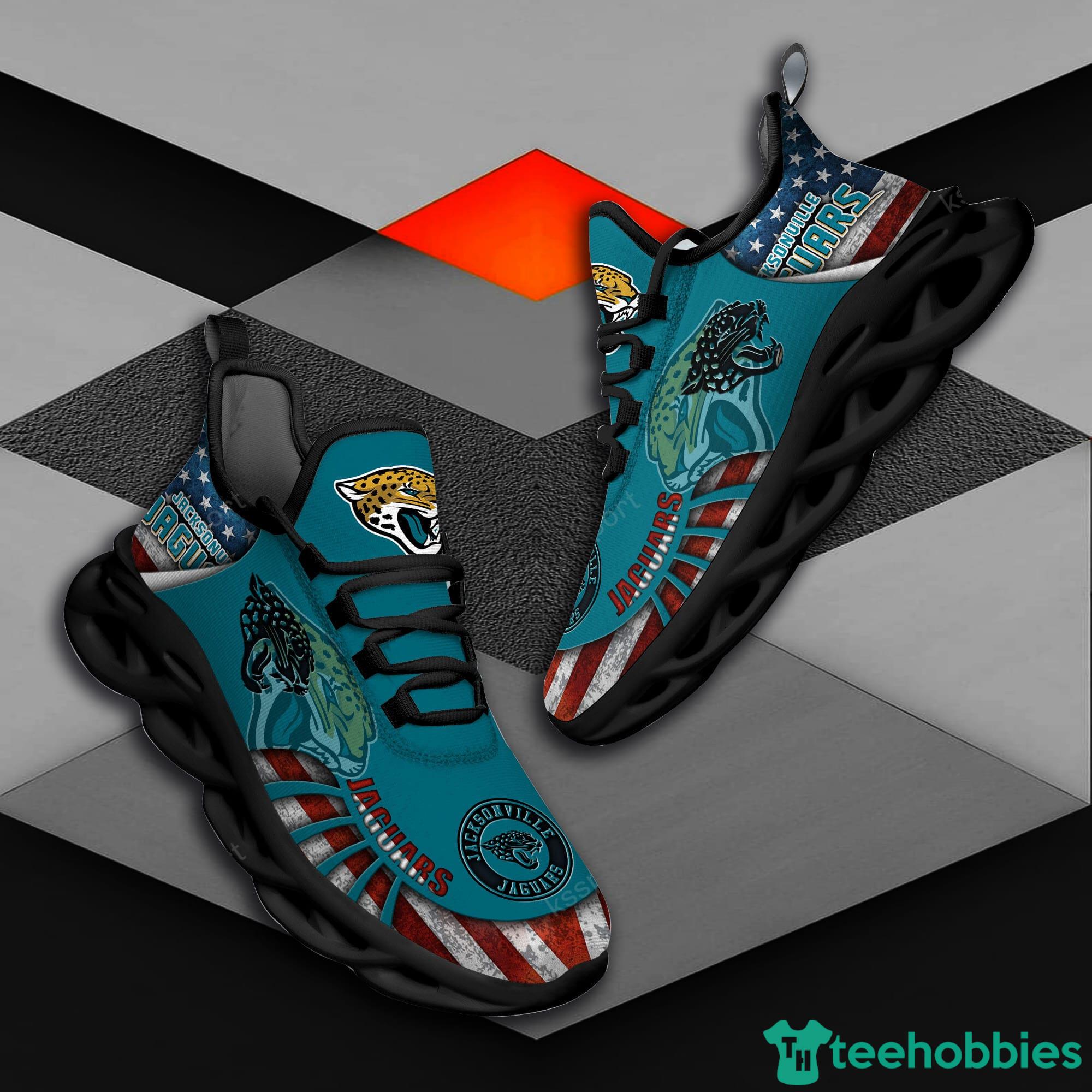 Jacksonville Jaguars NFL Max Soul Sneakers Running Shoes Product Photo 1