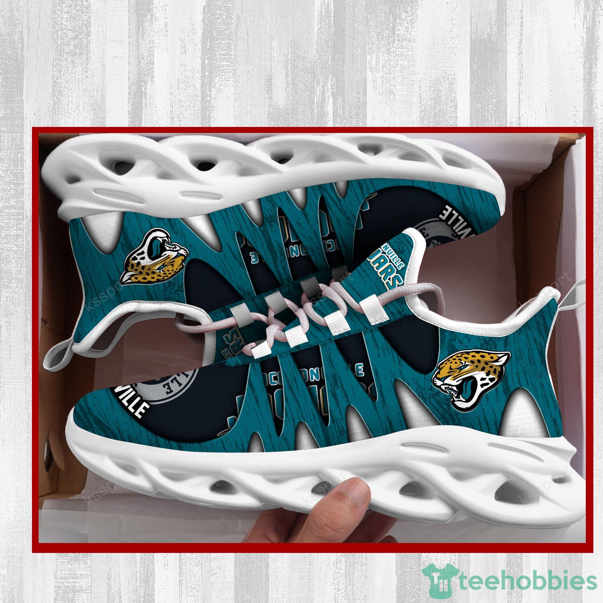 Jacksonville Jaguars NFL Max Soul Sneakers Sport Shoes Product Photo 6