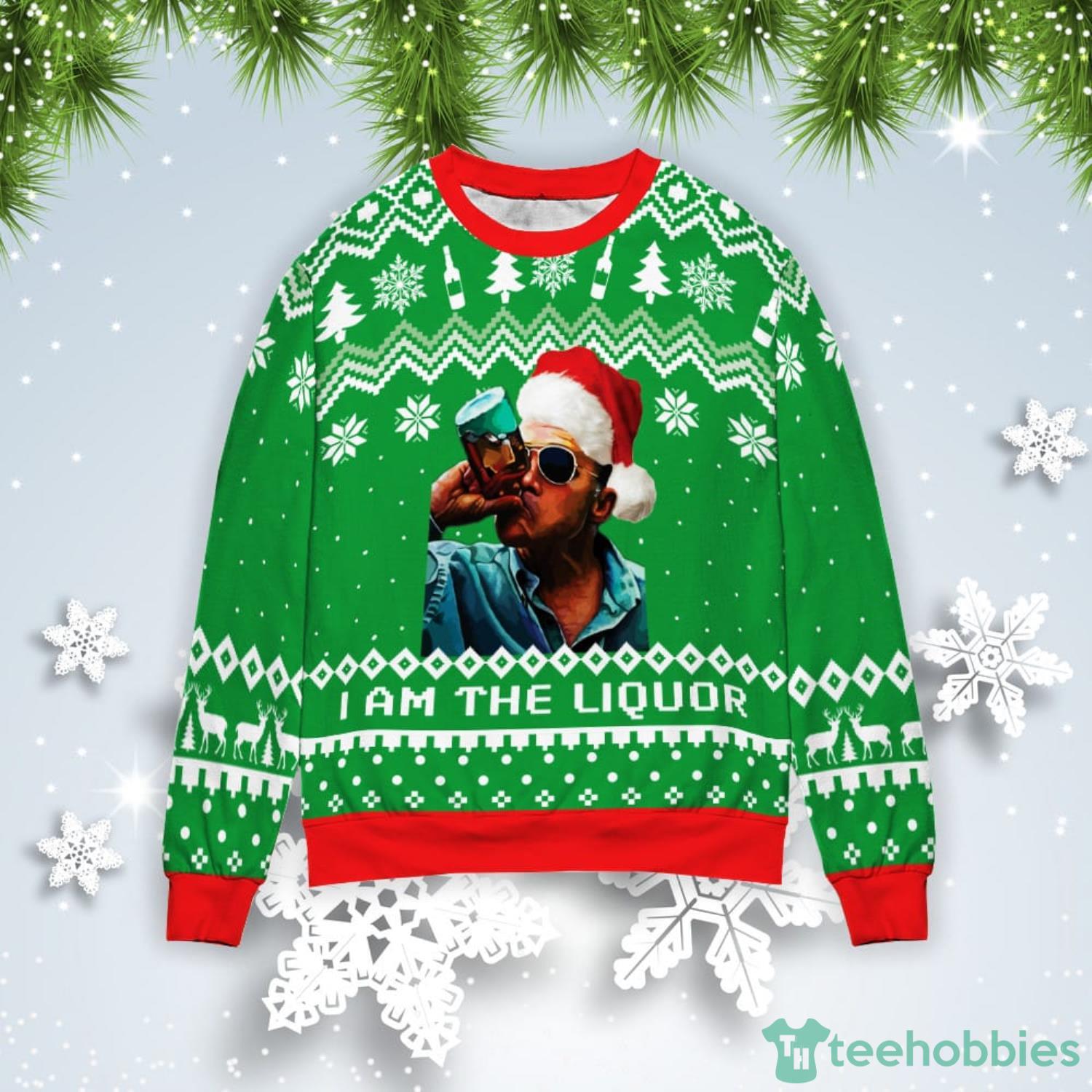 Jim Lahey I Am The Liquor Christmas Gift Ugly Christmas Sweater Product Photo 1