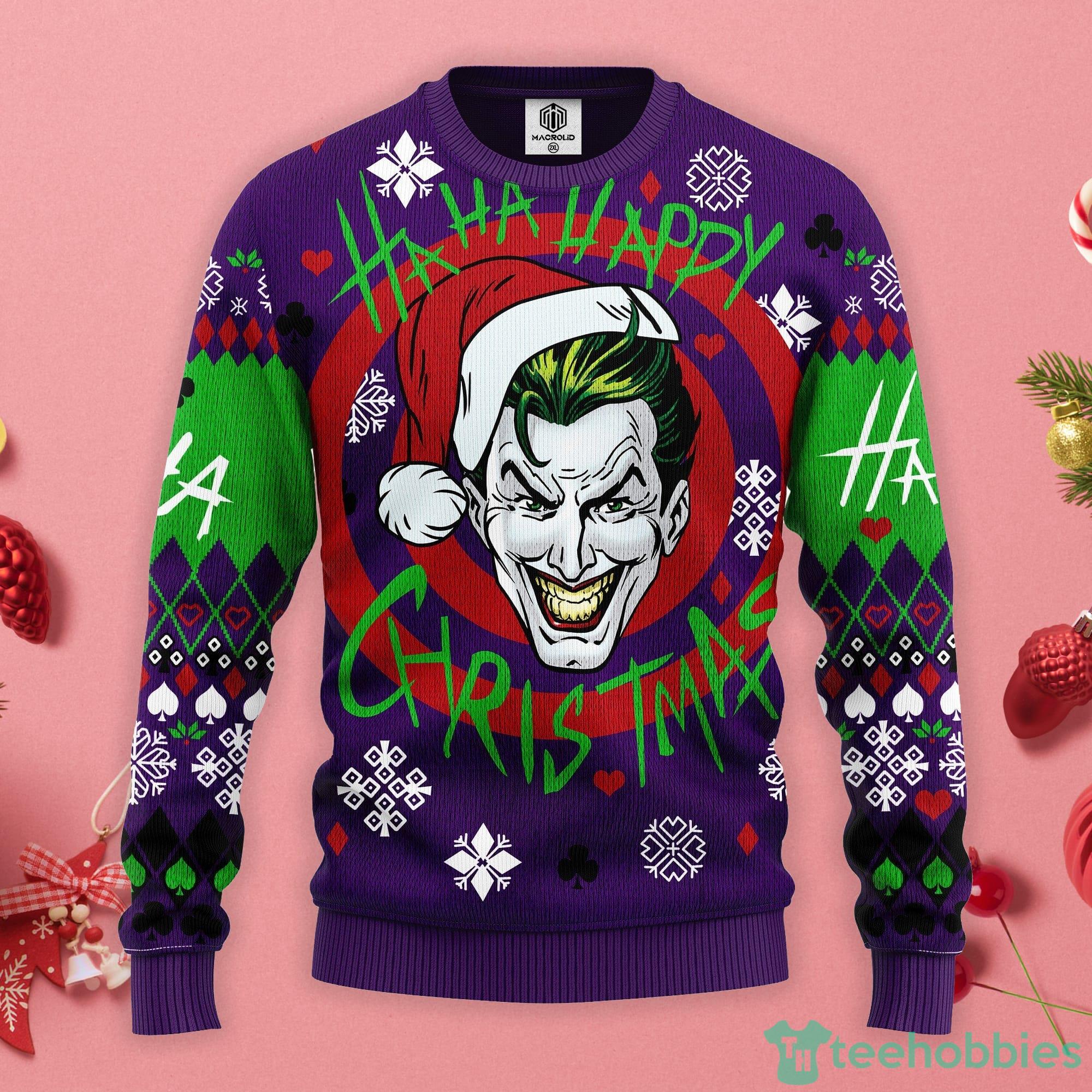 Joker ugly outlet christmas sweater