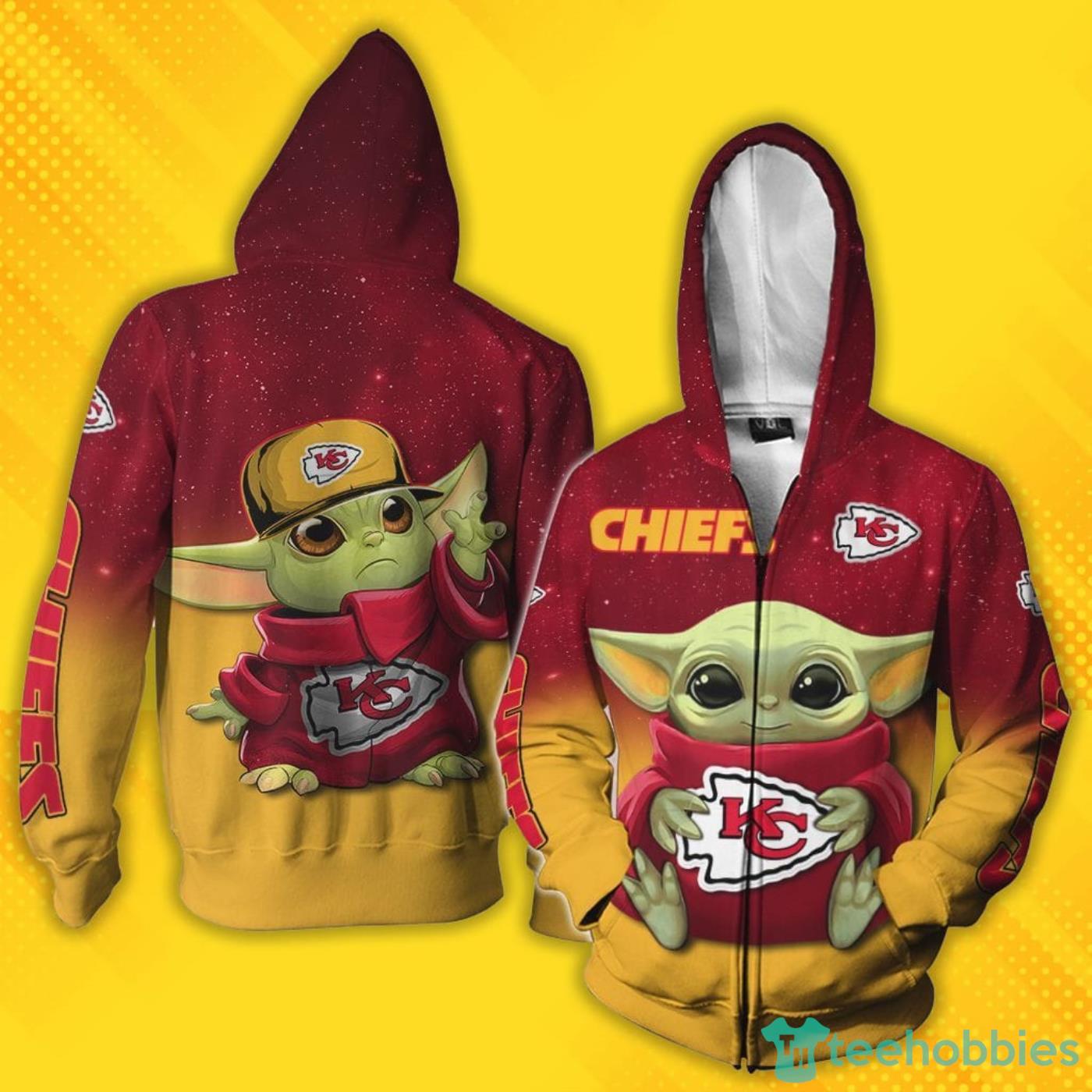 Baby Yoda Kansas Chiefs Kids Tee - ZANIAZ