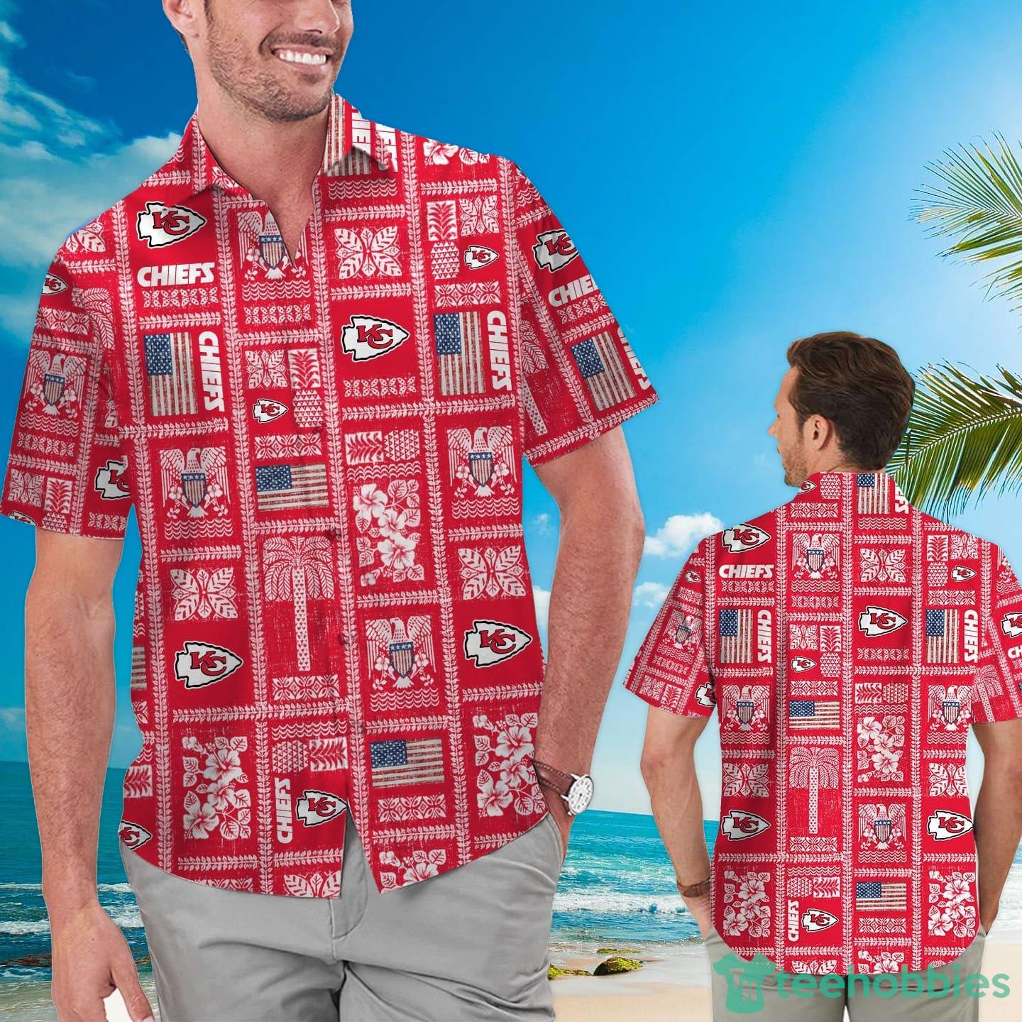 Kansas City Chiefs Summer Commemotative 2021 Hawaiian Shirt Product Photo 1