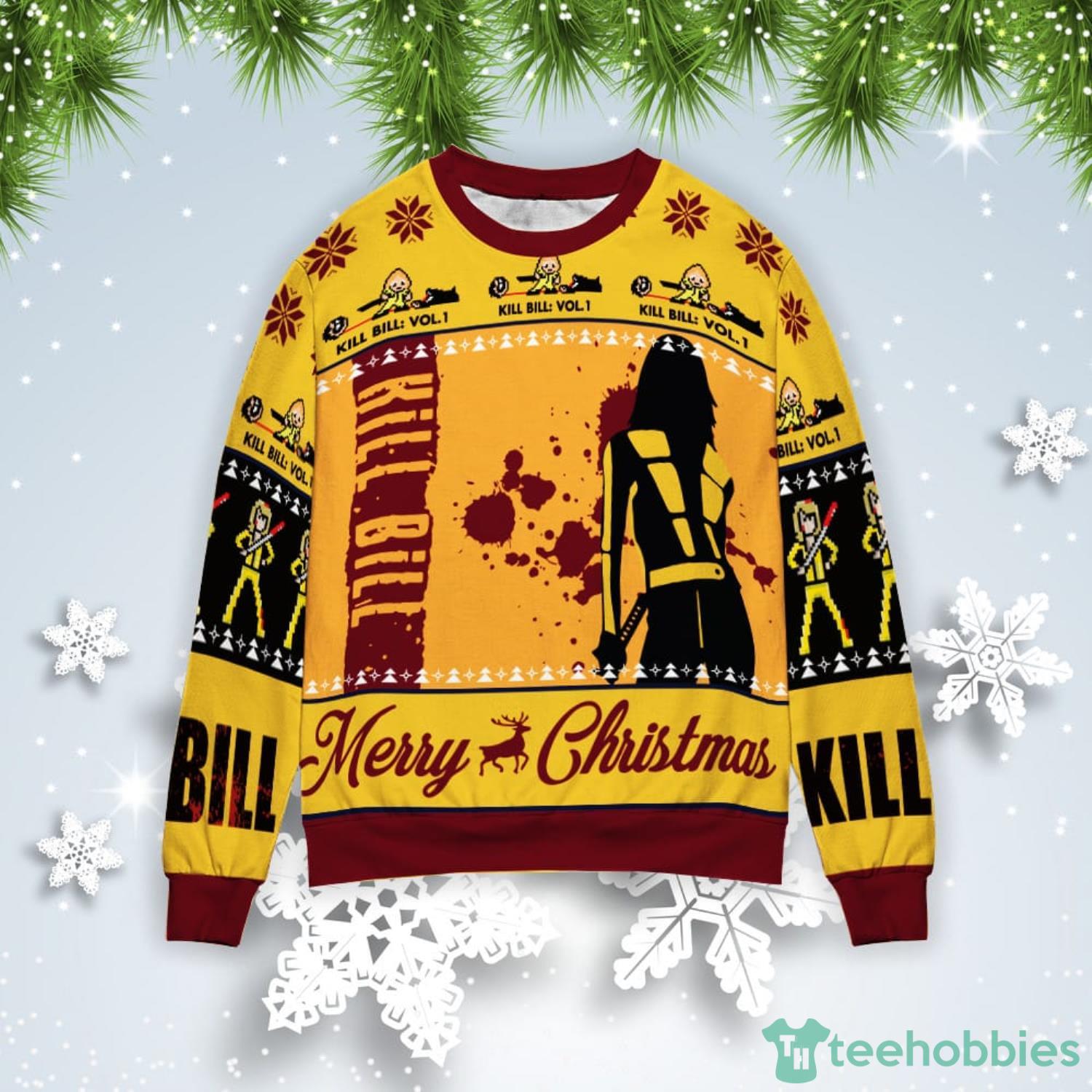 Kill Bill Christmas Gift Ugly Christmas Sweater Product Photo 1