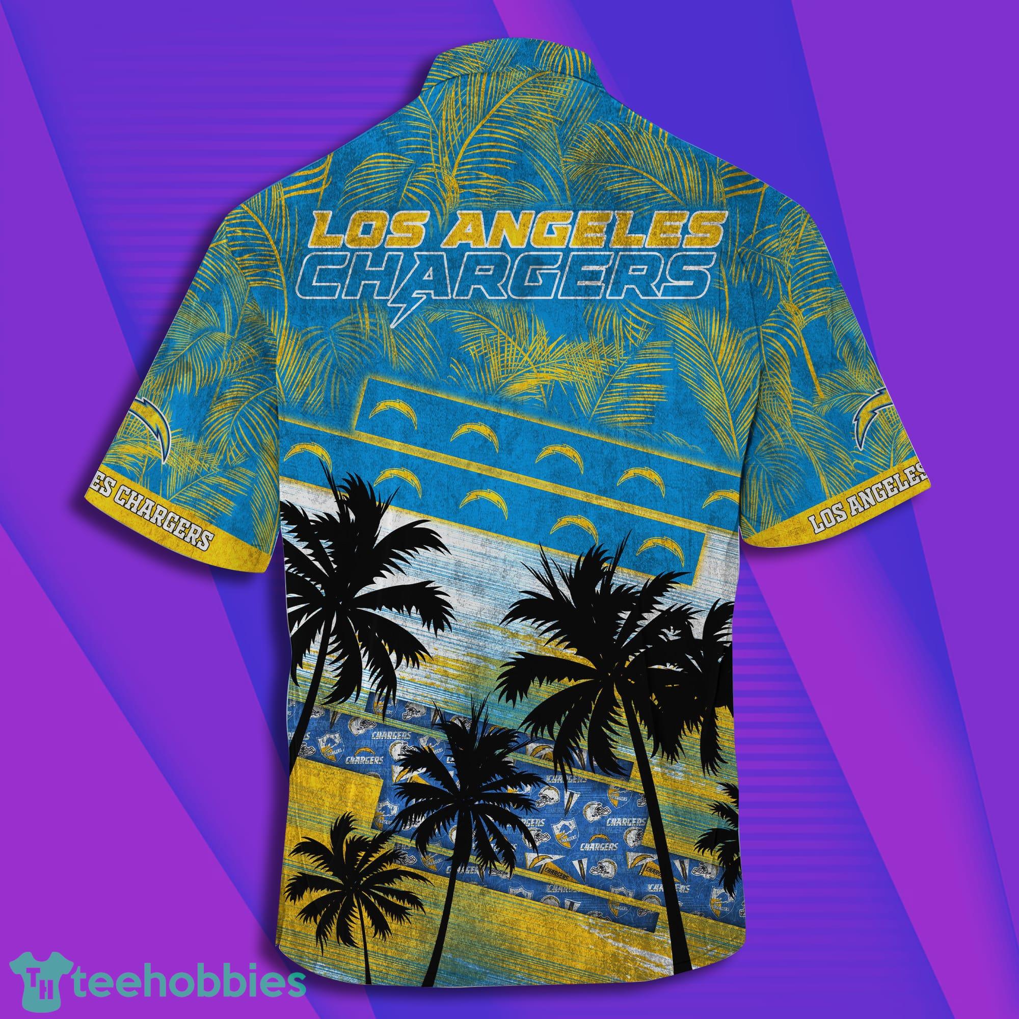 Los Angeles Chargers NFL Logo Combo Hawaiian Shirt And Short Summer For Men  Women - Freedomdesign