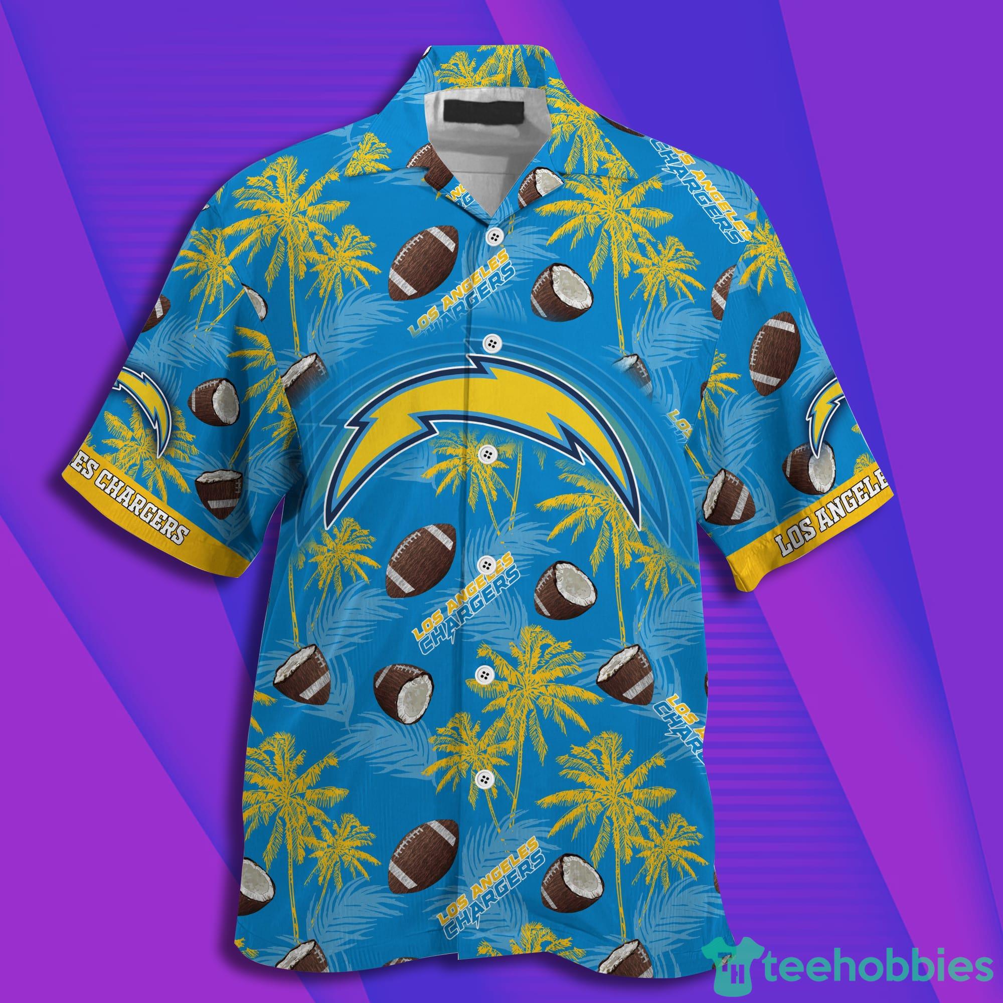 Los Angeles Chargers Hawaiian Shirt Mascot Custom Name