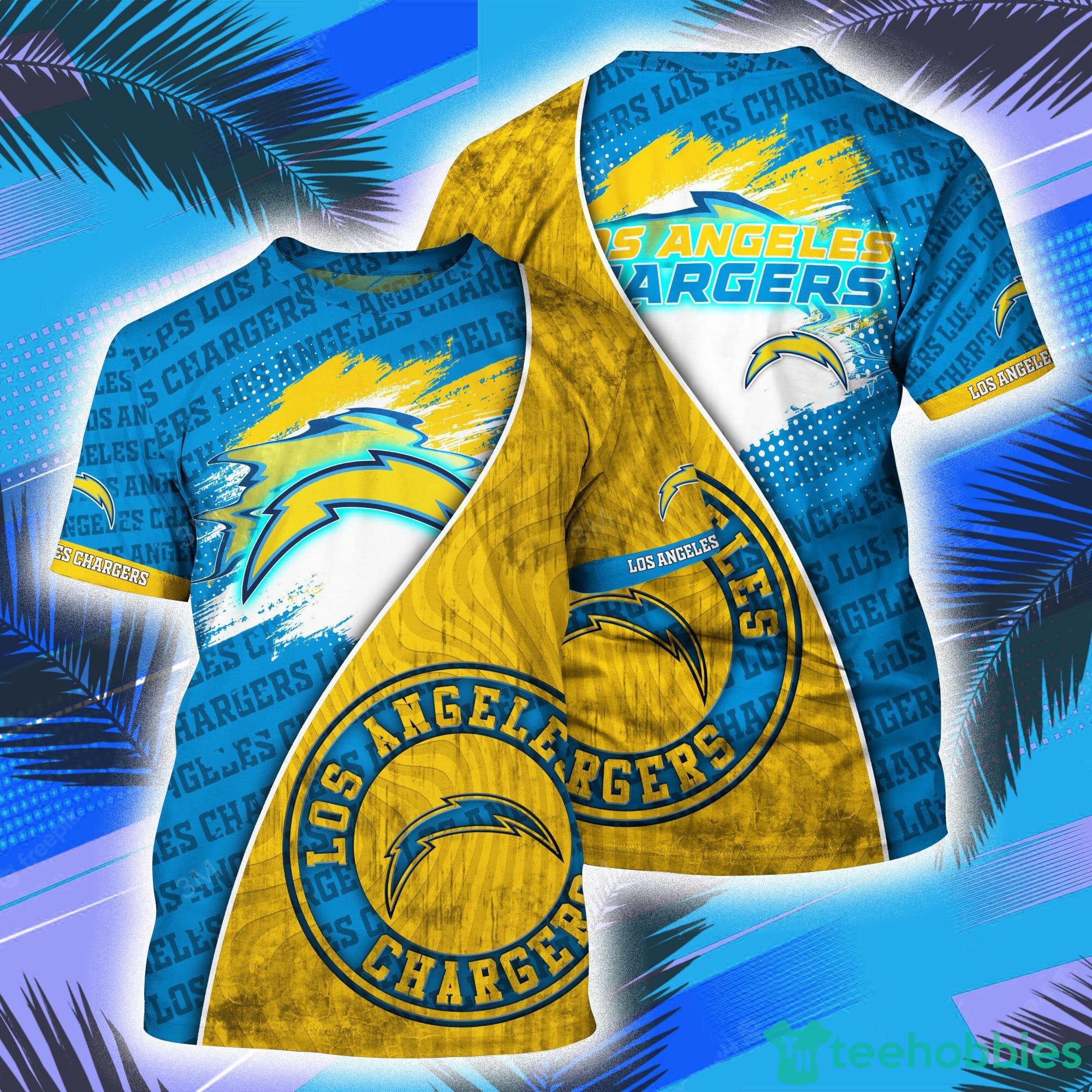 Los Angeles Chargers NFL Symbol All Over Print 3D T-Shirt Product Photo 1