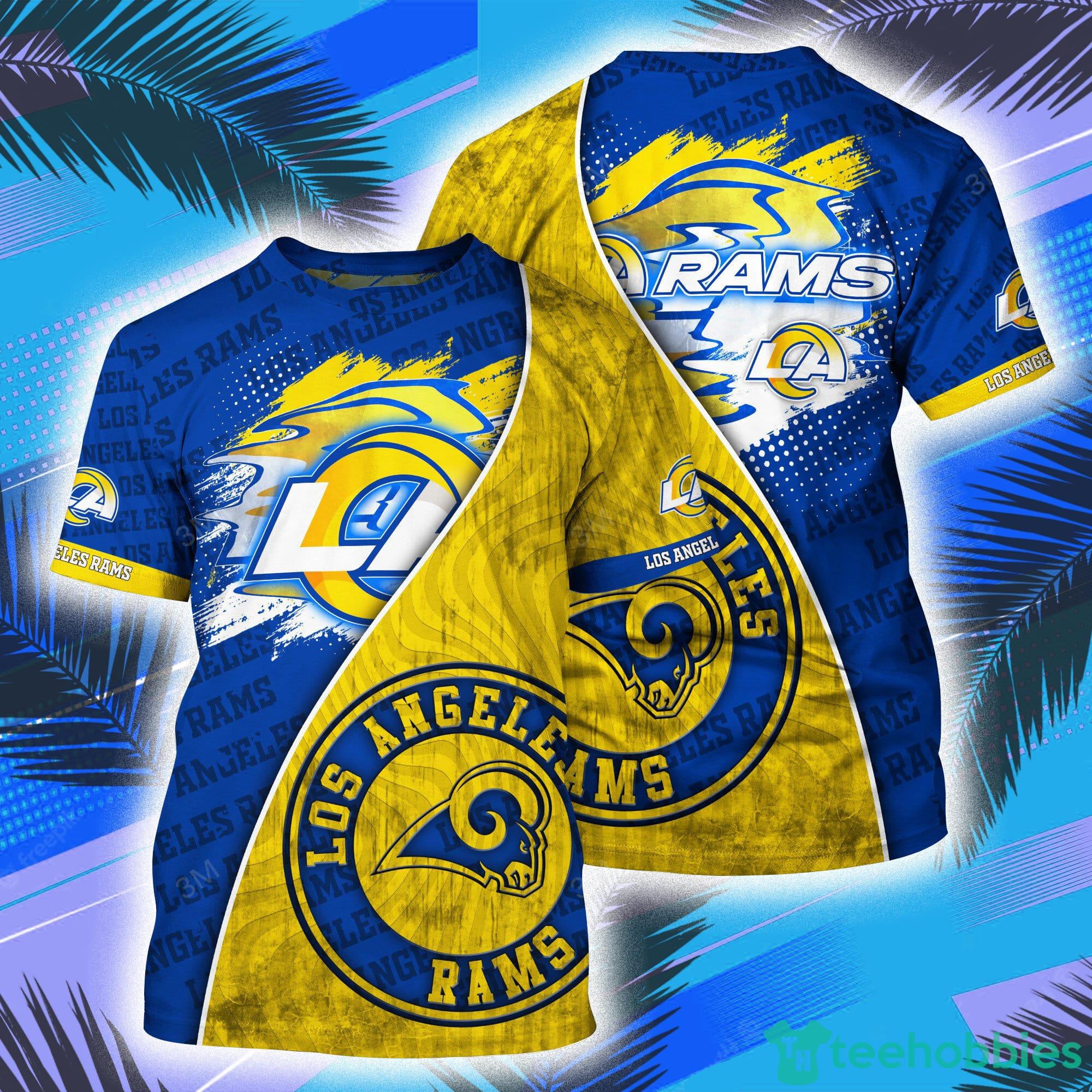 Los Angeles Rams NFL All Over Print 3D T-Shirt Product Photo 1
