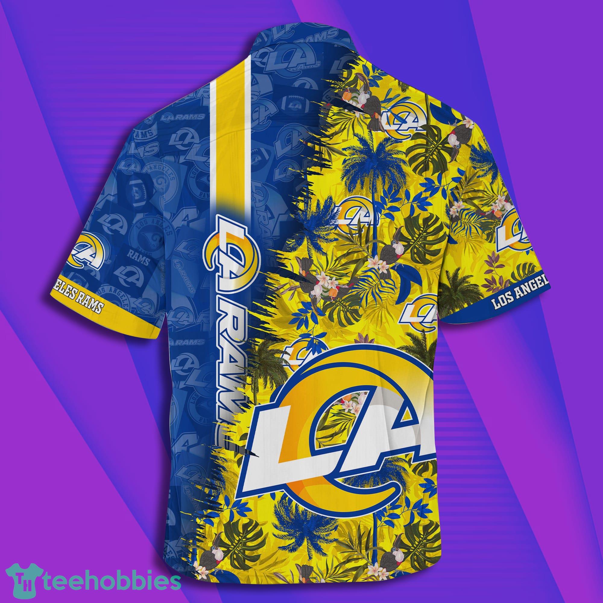 Los Angeles Rams NFL Graphic Tropical Pattern Style Summer 3D