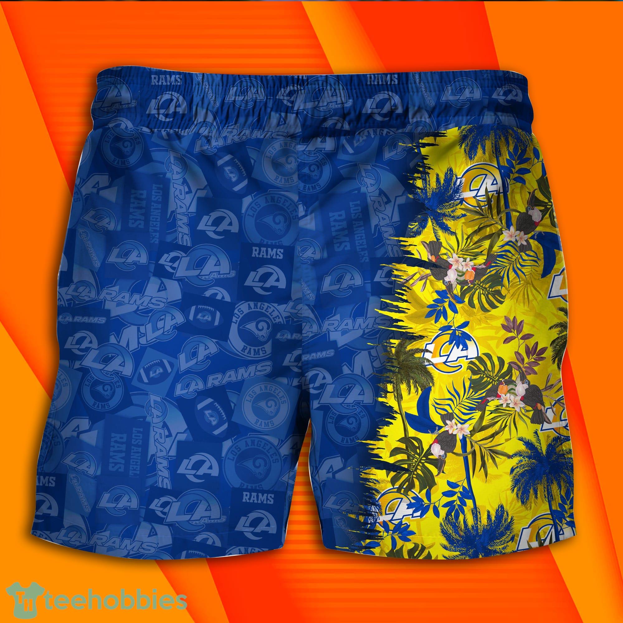 Los Angeles Rams NFL Graphic Tropical Pattern Style Summer 3D