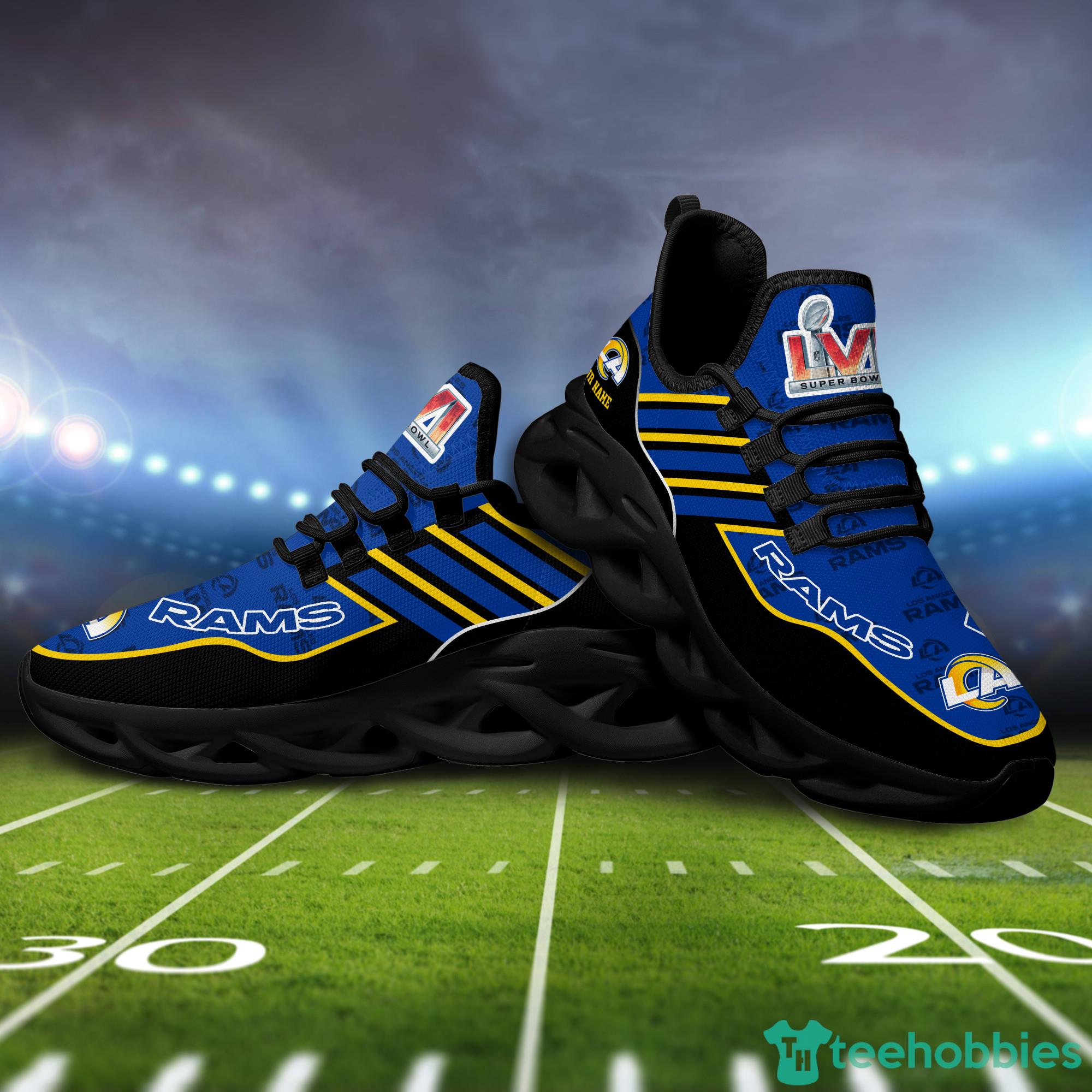 Los Angeles Rams NFL Super Bowl LVI Champions Custom Name Max Soul Sneakers Product Photo 2