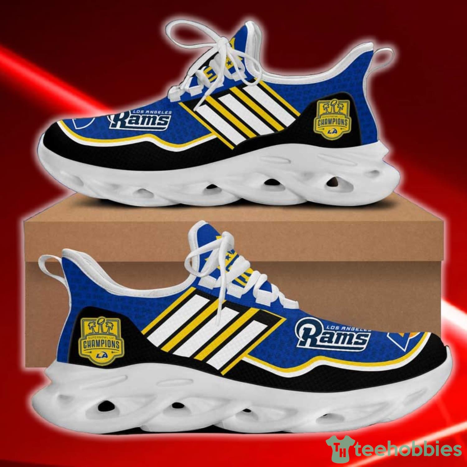 Los Angeles Rams Super Bowl LVI Champions Max Soul Sneakers Sport Shoes Product Photo 6