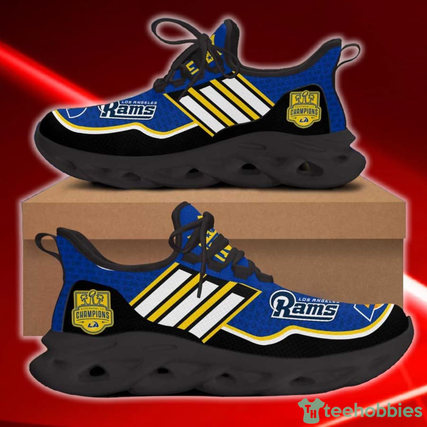 Los Angeles Rams Super Bowl LVI Champions Max Soul Sneakers Sport Shoes Product Photo 1