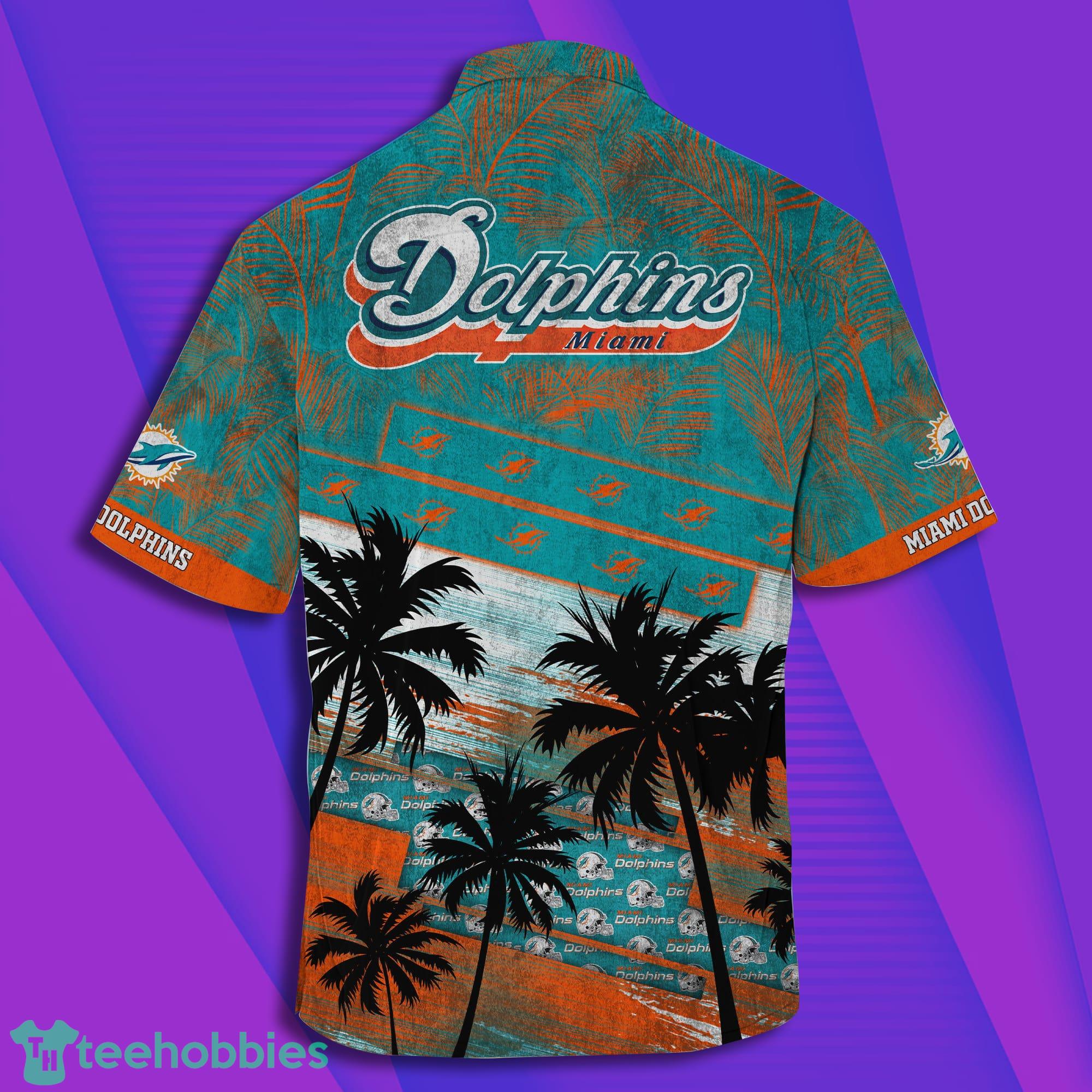 Miami Dolphins Summer Coconut Pattern NFL Hawaiian Shirt, NFL