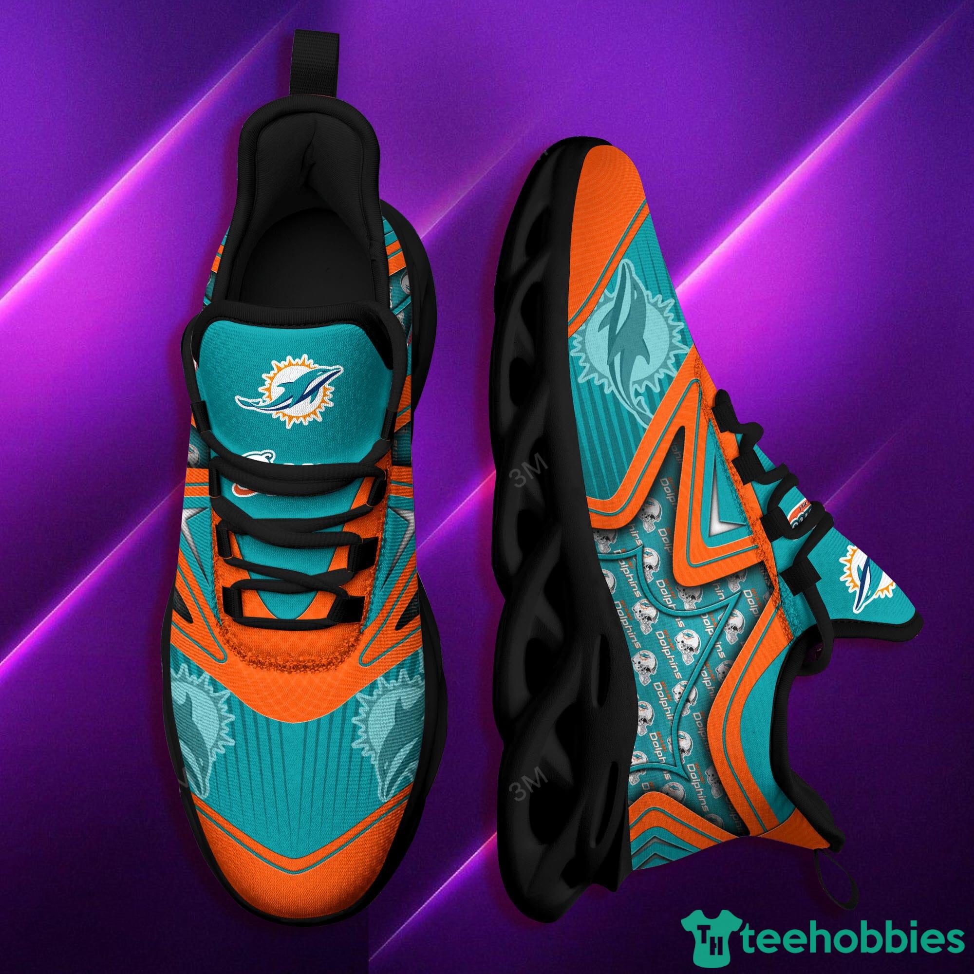 Miami Dolphins NFL Symbol Max Soul Sneakers Sport Shoes Product Photo 3