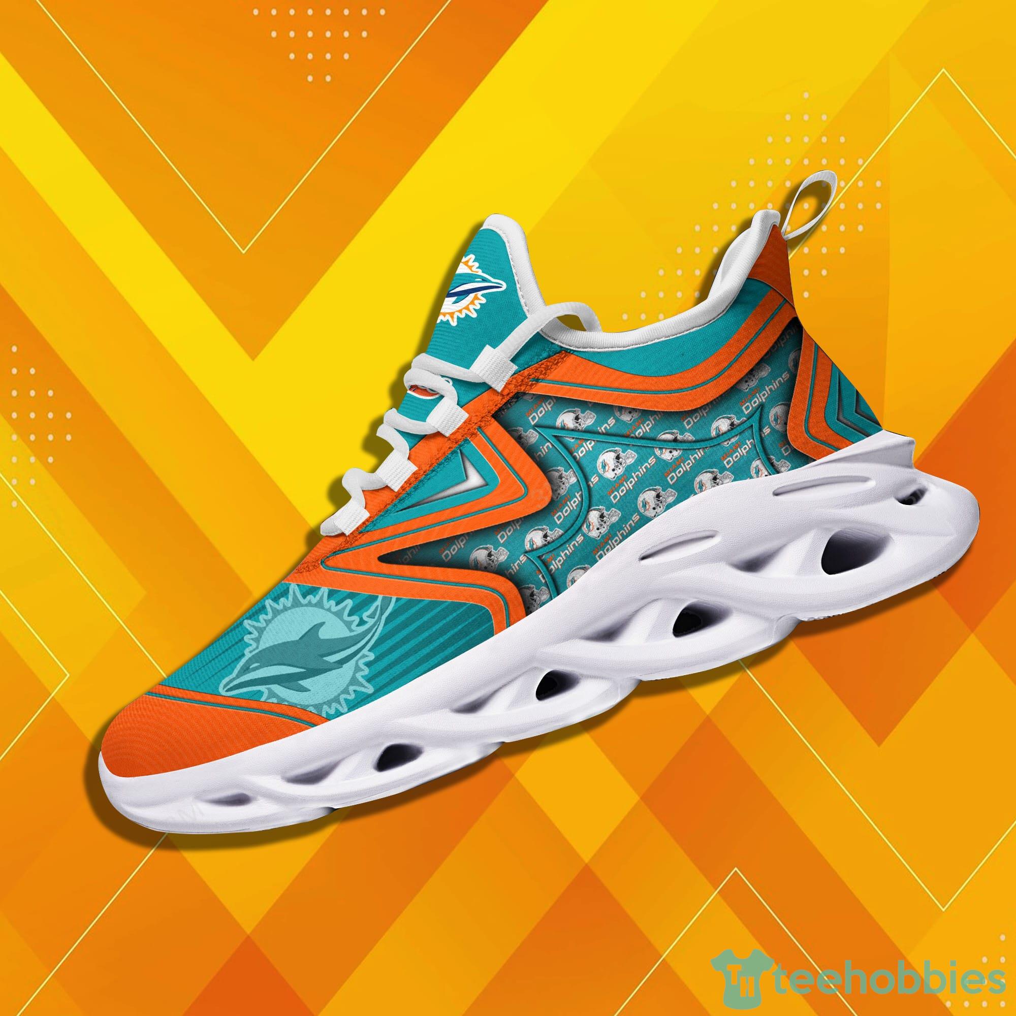 Miami Dolphins NFL Symbol Max Soul Sneakers Sport Shoes Product Photo 5