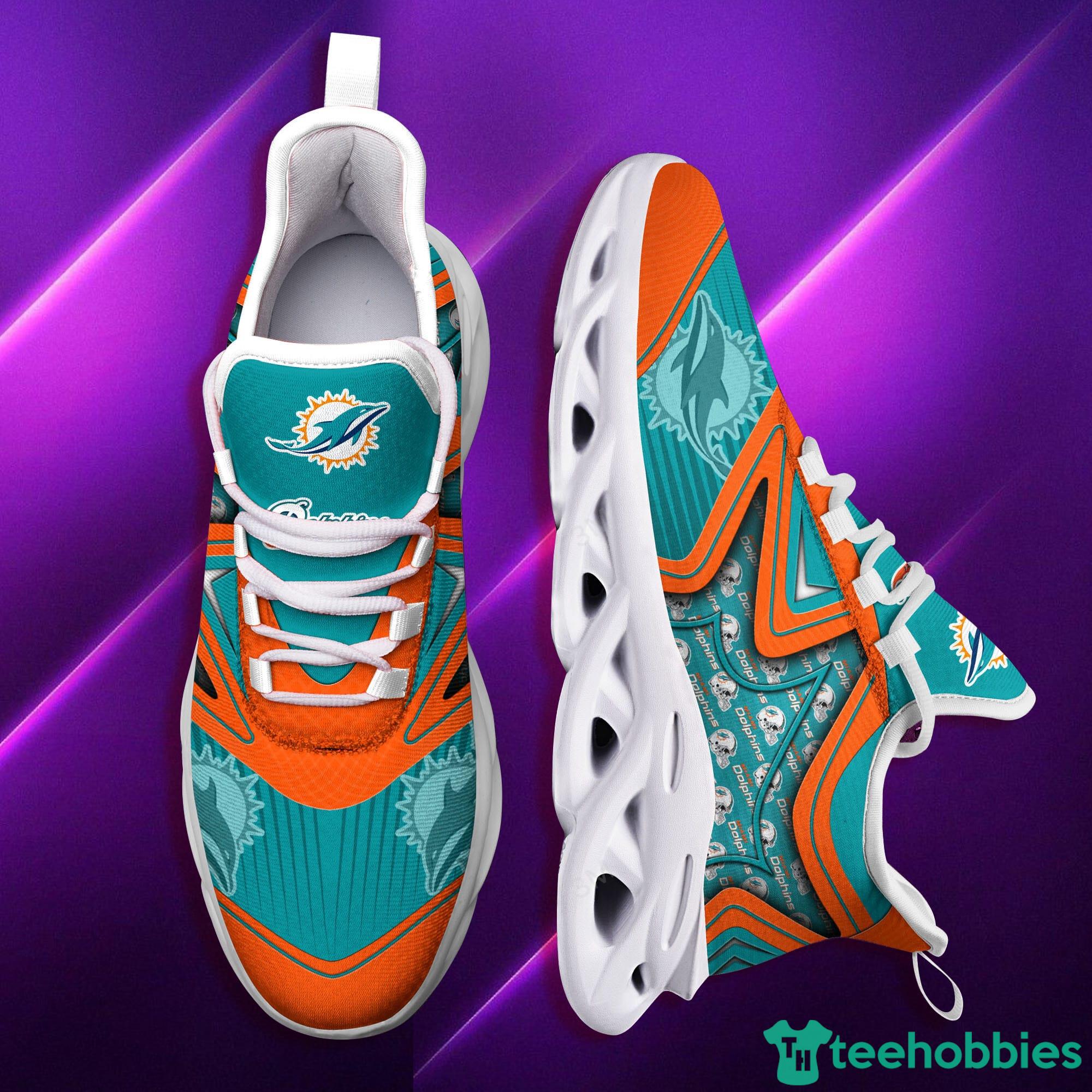 Miami Dolphins NFL Symbol Max Soul Sneakers Sport Shoes Product Photo 6