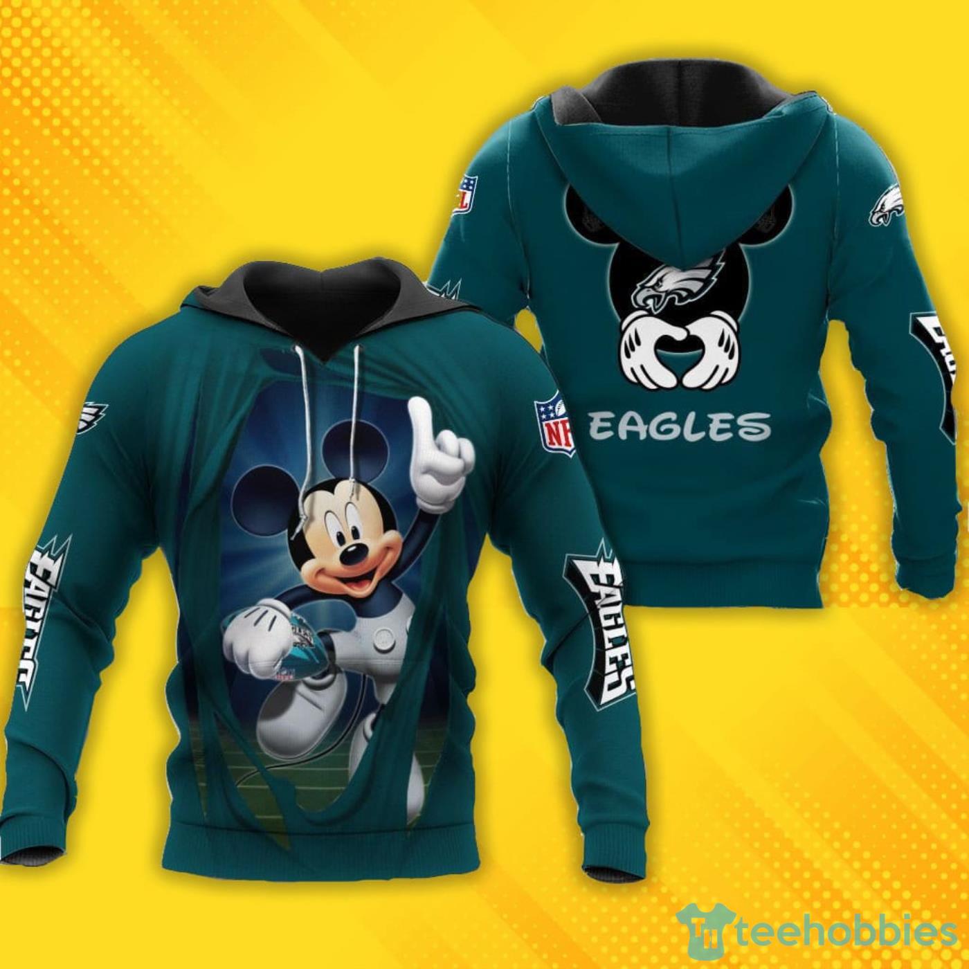 Mickey Love Philadelphia Eagles 3D All Over Printed Shirt Product Photo 1