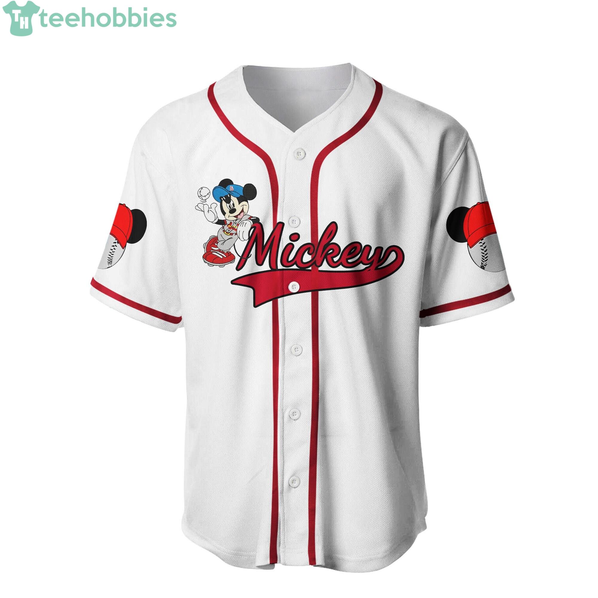 Vintage Mickey Mouse Baseball Jersey Shirt Disney Originals Made
