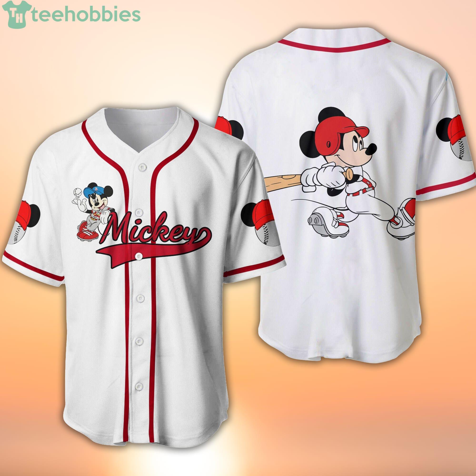 Mickey Mouse Baseball Shirts Disney Magic Kingdom Shirts Men's Casual  Sweatshirts Disney Baseball Jerseys Vintage Shirts - AliExpress