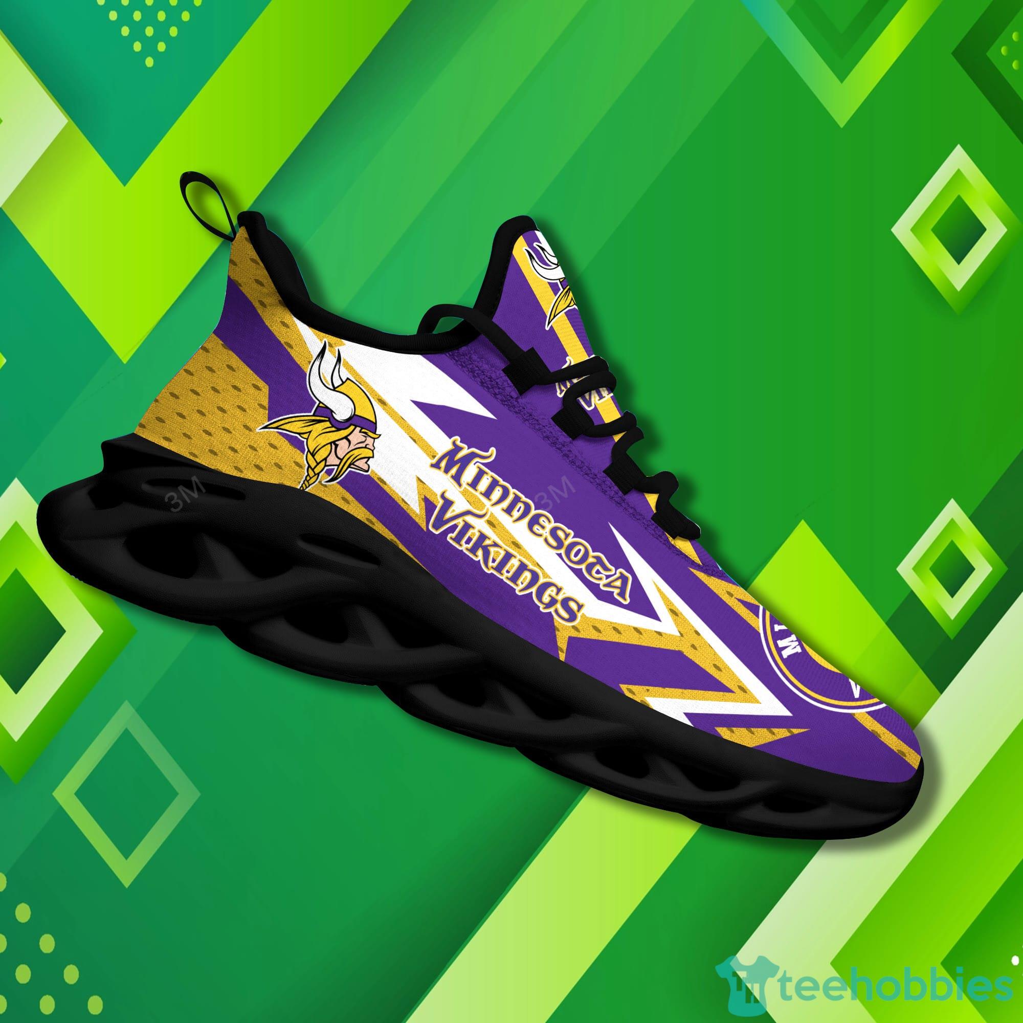 Minnesota Vikings NFL Max Soul Shoes Sport Shoes - Freedomdesign