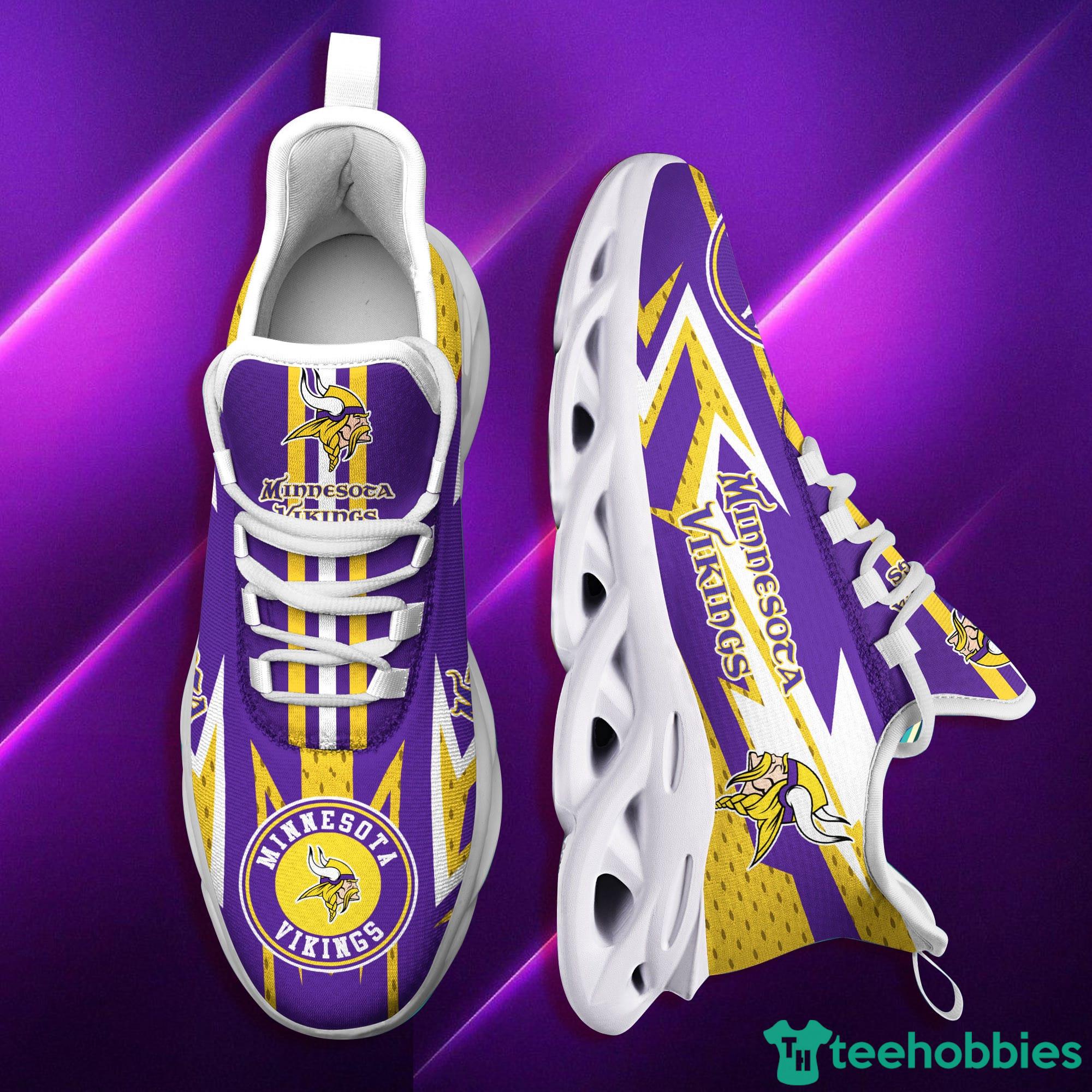 Minnesota Vikings NFL Logo Max Soul Sneakers Running Shoes Product Photo 1