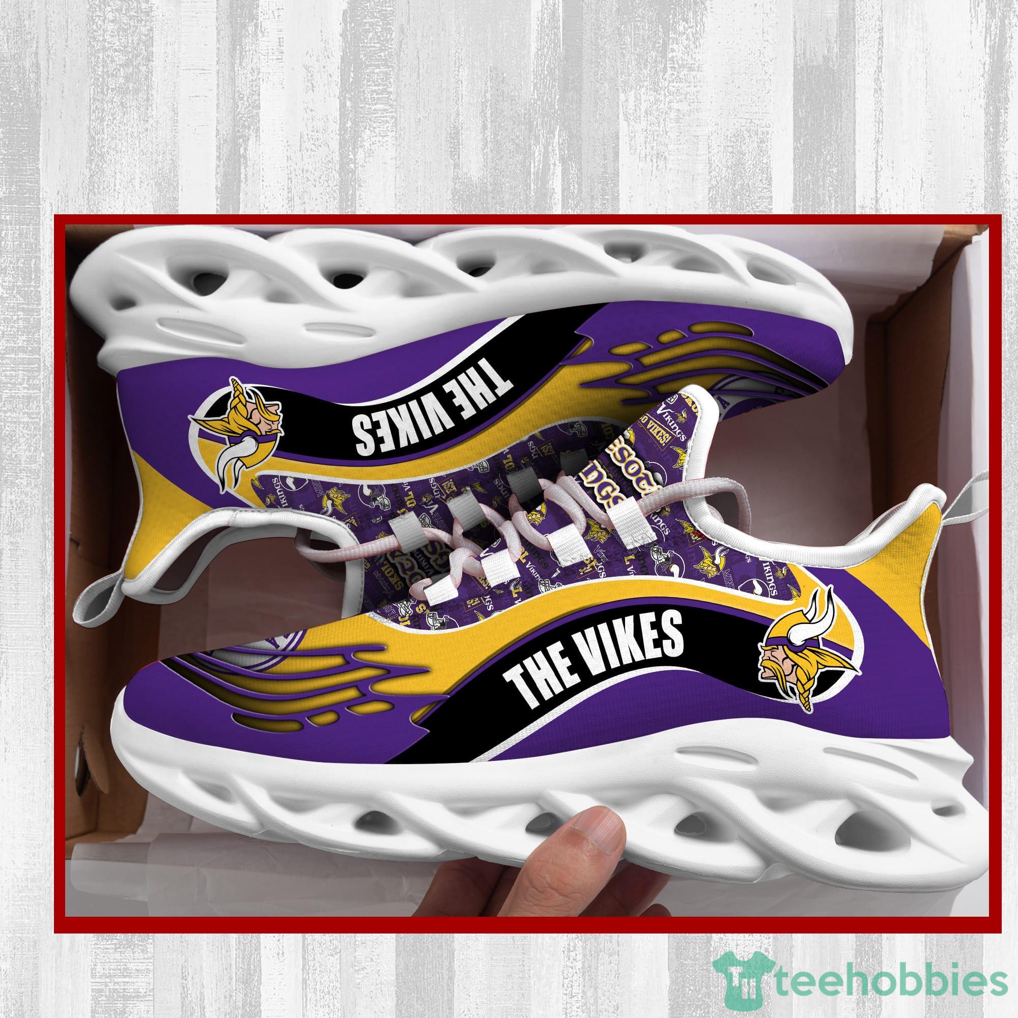 Minnesota Vikings NFL Max Soul Sneakers Sport Shoes Product Photo 1