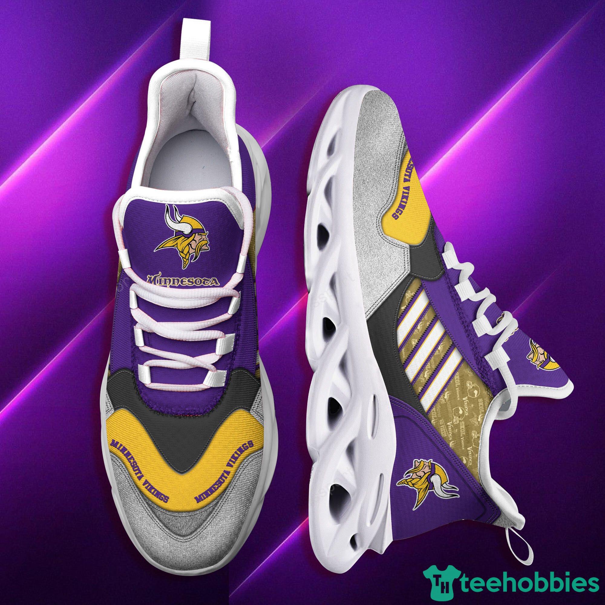 Minnesota Vikings NFL Purple Max Soul Sneakers Sport Shoes Product Photo 1
