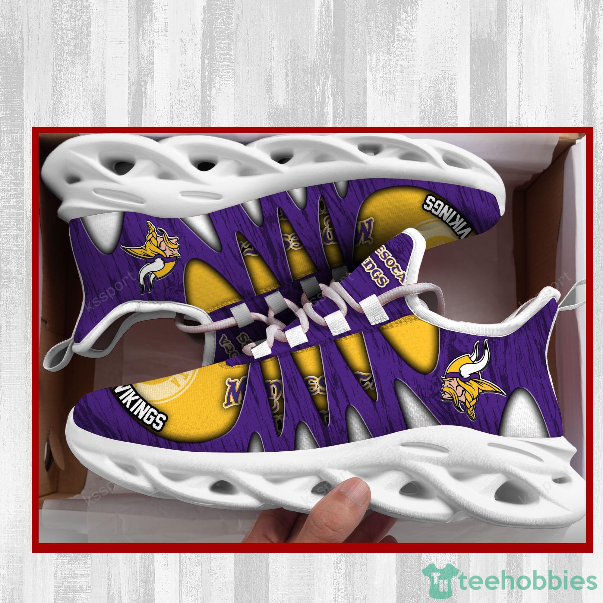 Minnesota vikings max soul shoes american football running sports sneakers  shoes for men women fu in 2023