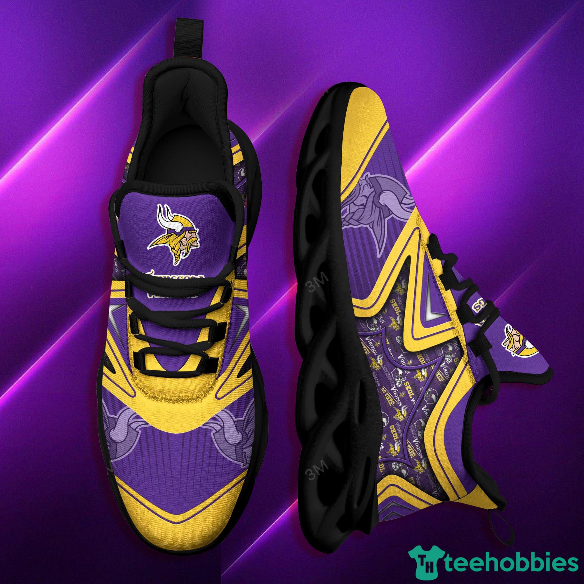Minnesota Vikings NFL Symbol Max Soul Sneakers Sport Shoes Product Photo 3
