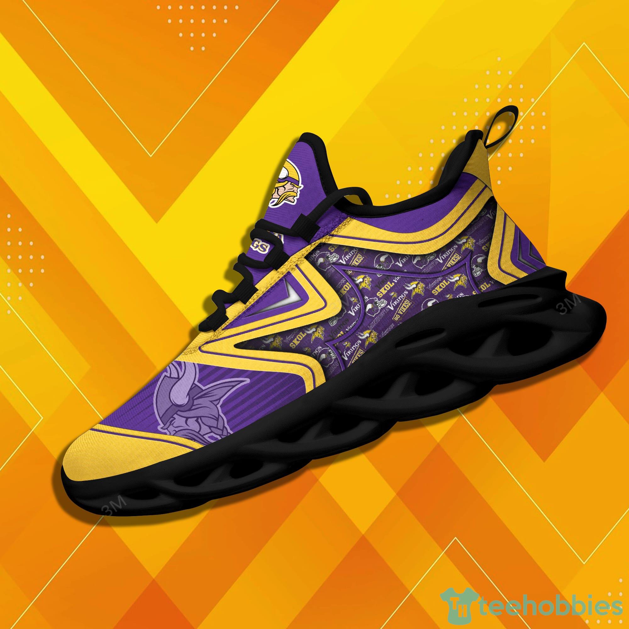 Minnesota Vikings NFL Symbol Max Soul Sneakers Sport Shoes Product Photo 1