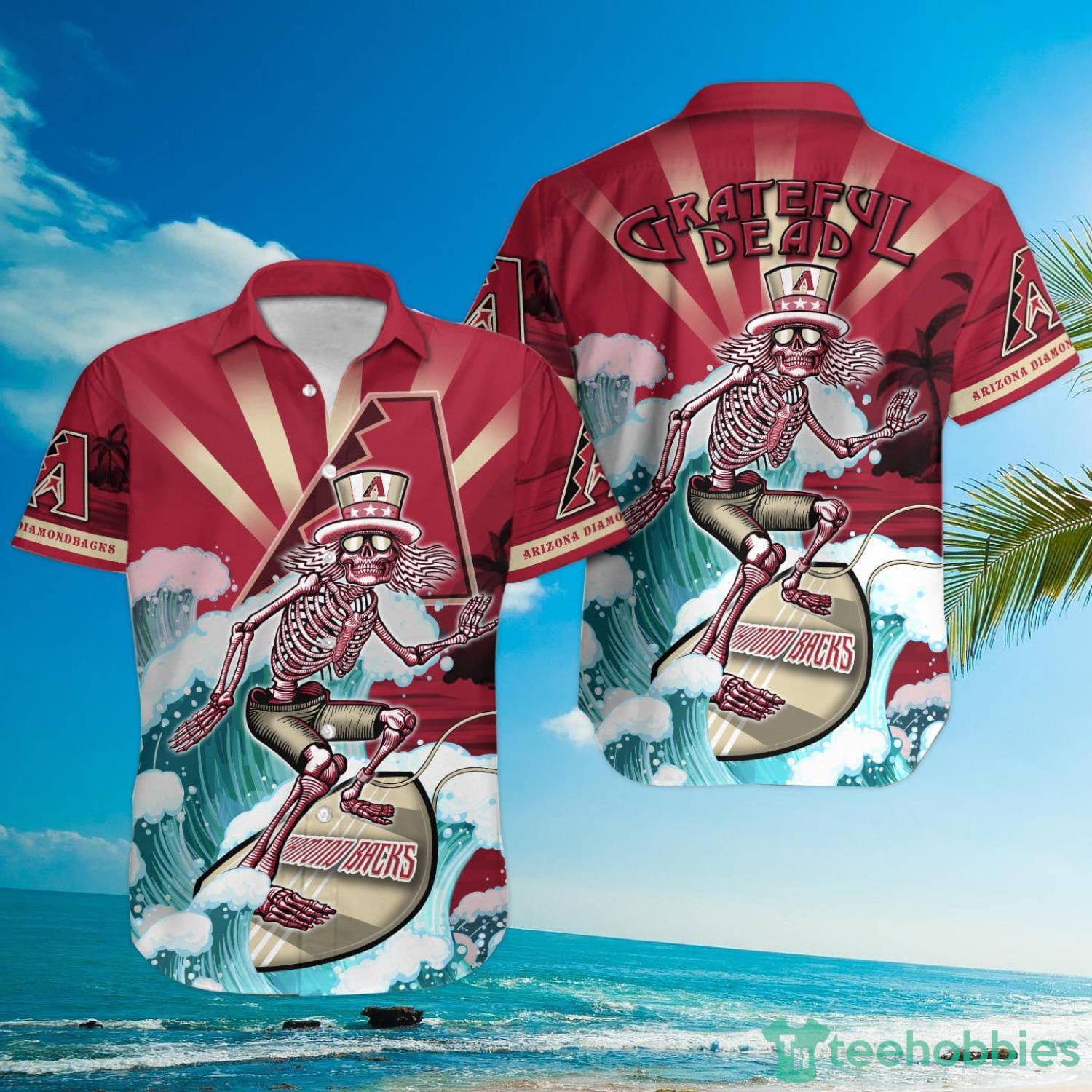MLB Arizona Diamondbacks Grateful Dead Hawaiian Shirt Product Photo 1