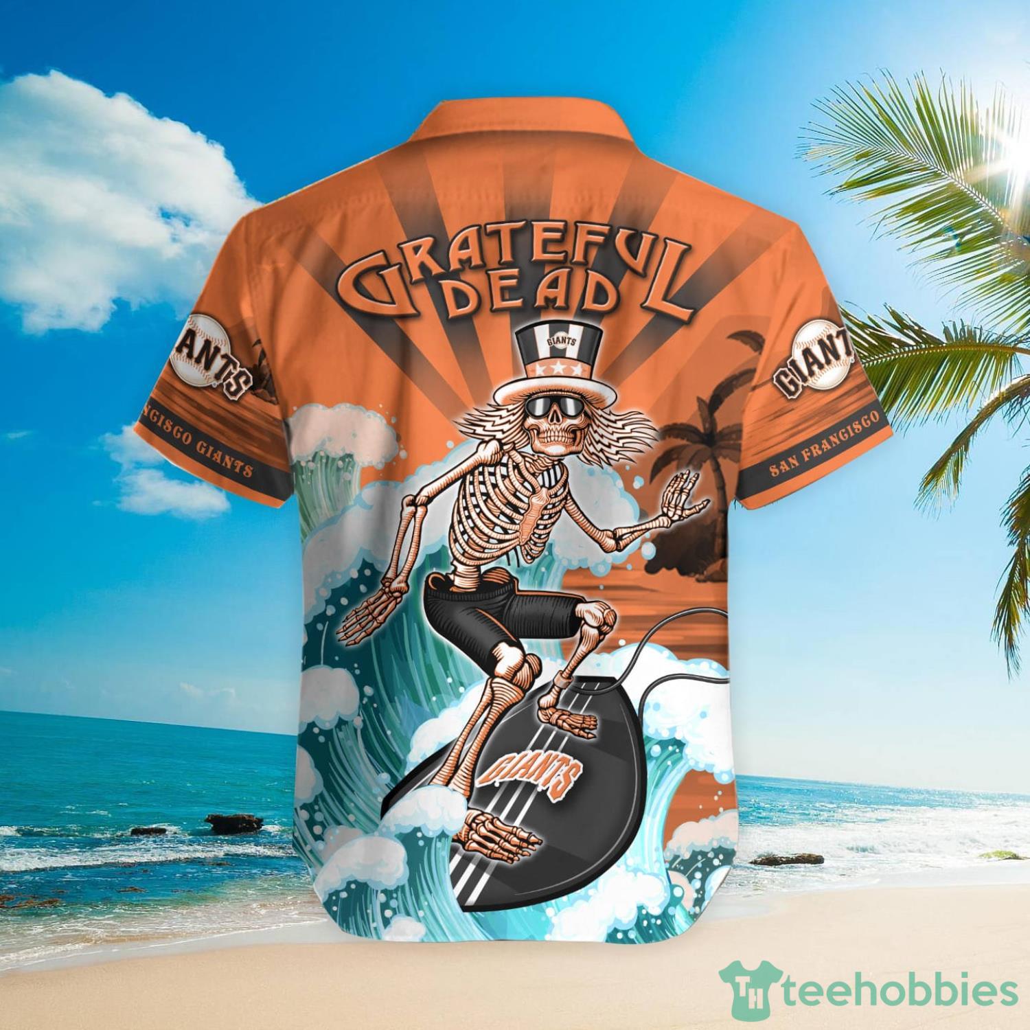 MLB San Francisco Giants Grateful Dead Hawaiian Shirt Product Photo 3