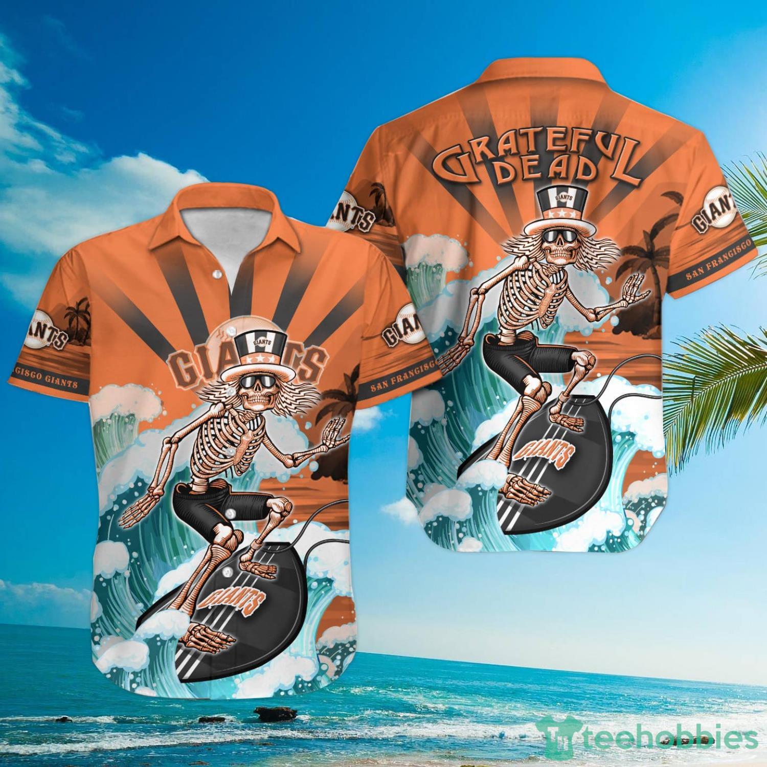 MLB San Francisco Giants Grateful Dead Hawaiian Shirt Product Photo 1