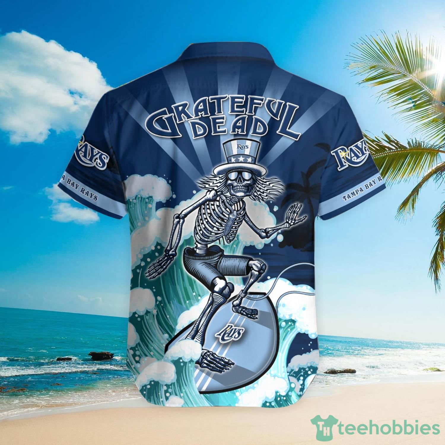 MLB Tampa Bay Rays Grateful Dead Hawaiian Shirt Product Photo 3