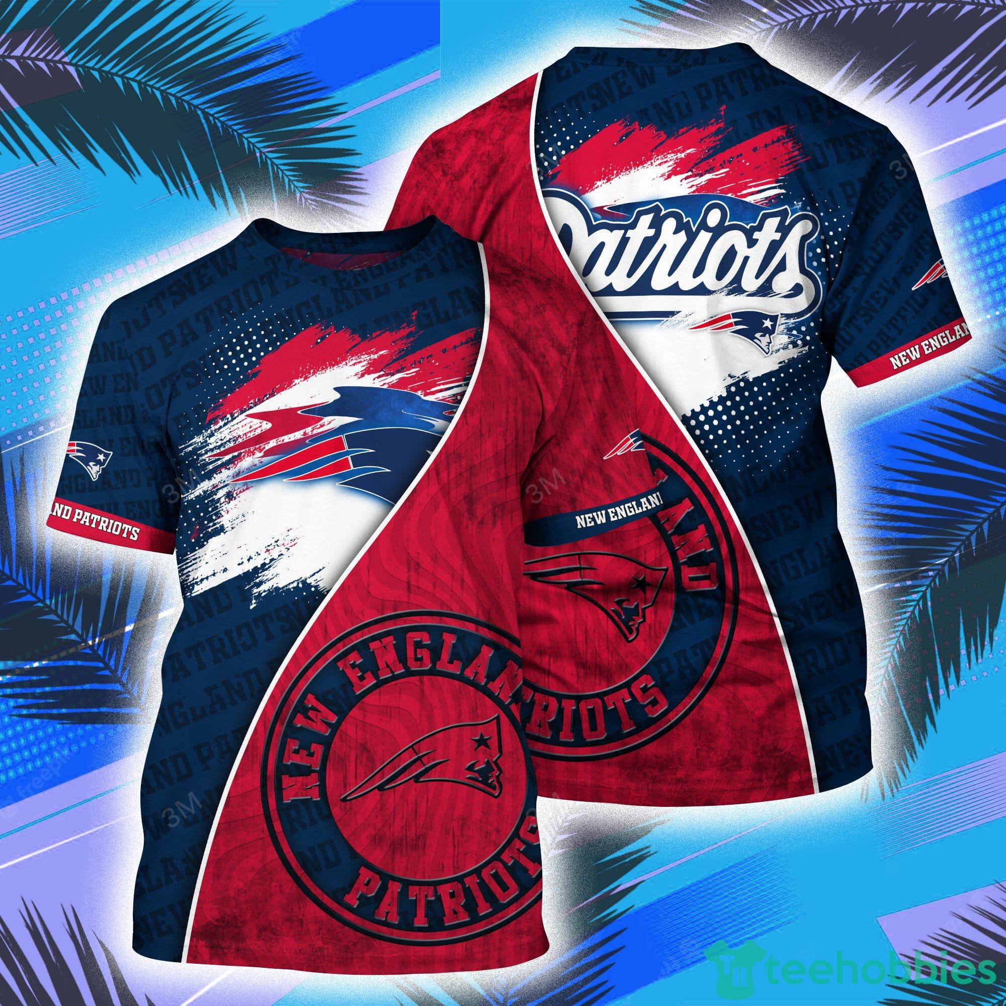New England Patriots NFL All Over Print 3D T-Shirt Product Photo 1